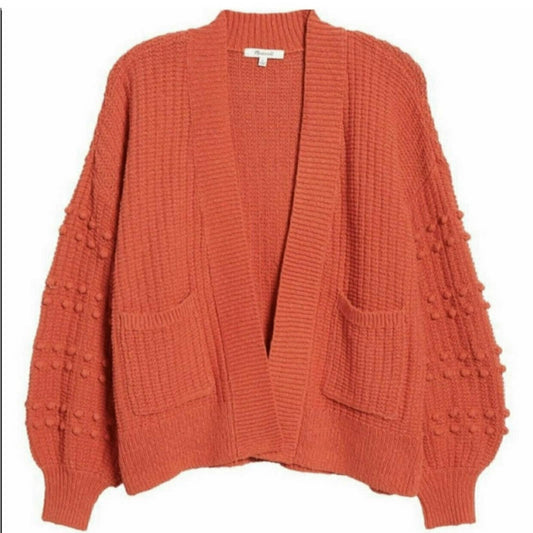 Madewell bobble oversized cardigan SZ MED