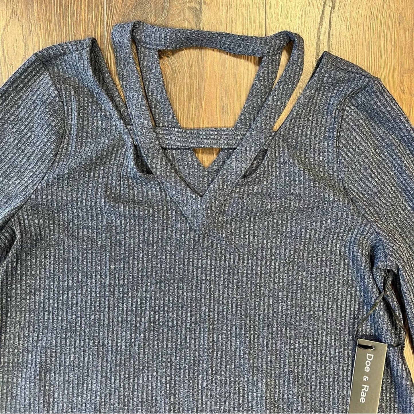 Doe & Rae blue dress mini dress SZ LG