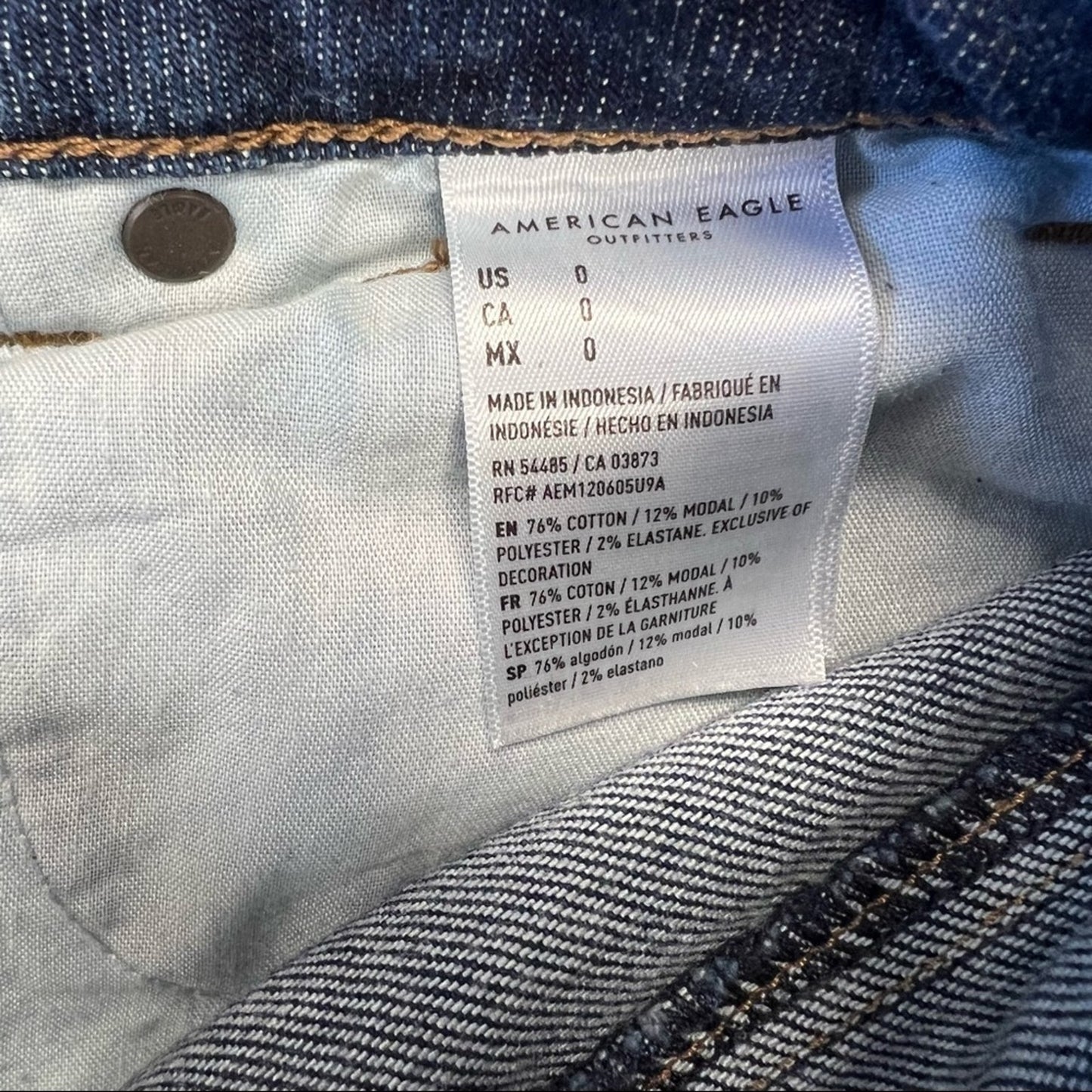 American eagle highest rise mom shorts SZ 0