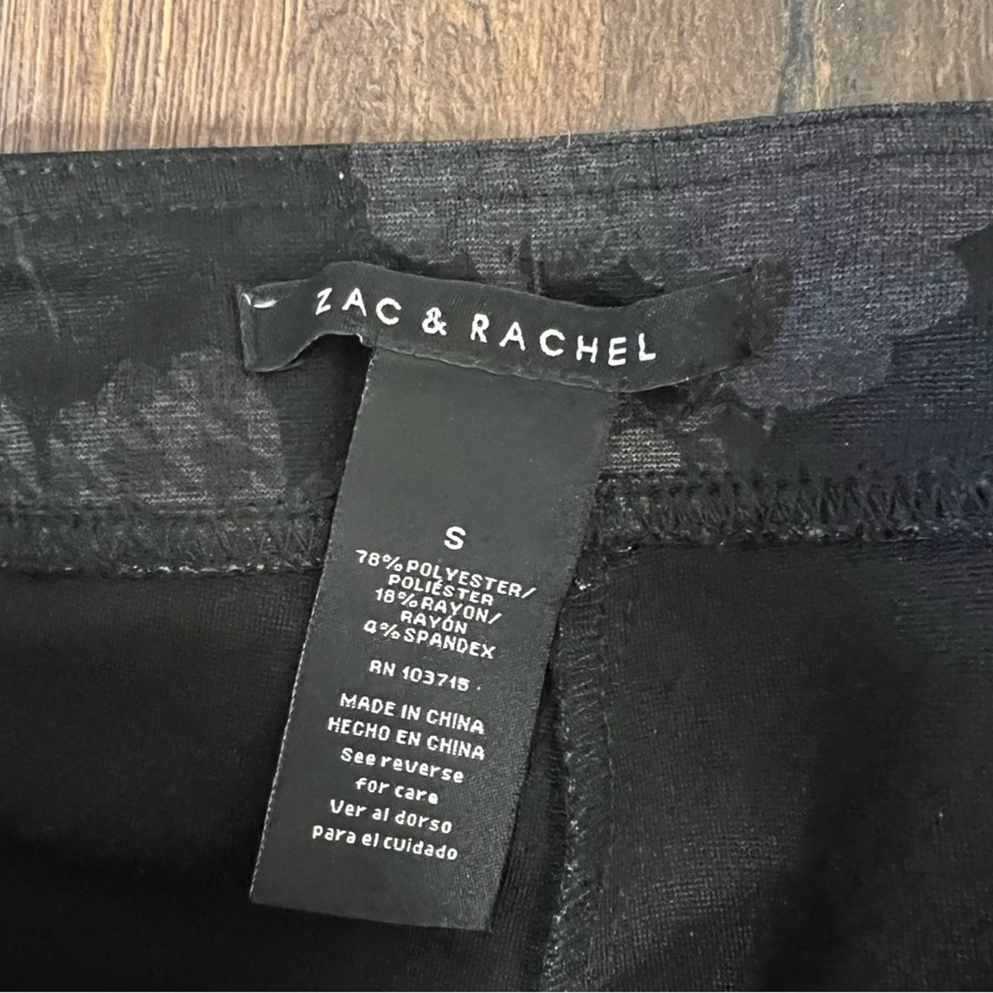 ZAC & RACHEL FIGURE-DEFINING PULL-ON LEGGING PANTS SZ SM