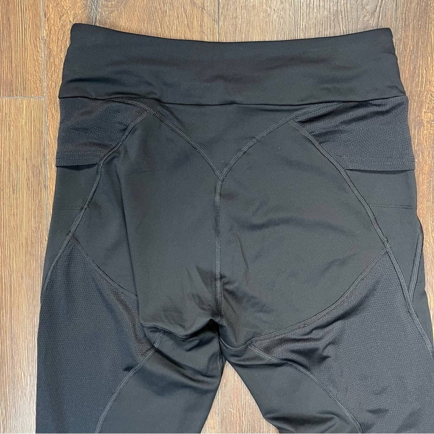 gymshark black butt lift drawstring leggings SZ LG