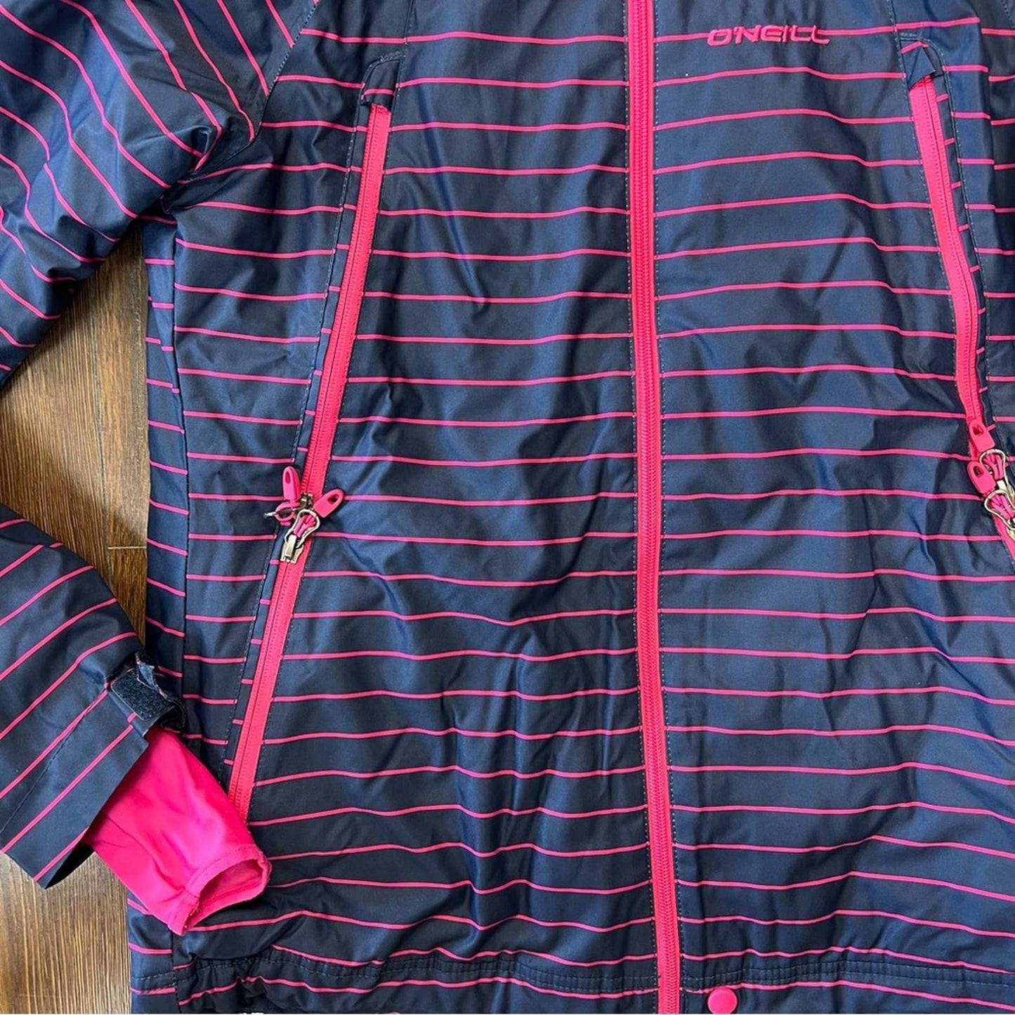 O’Neil navy/pink ski coat SZ SM