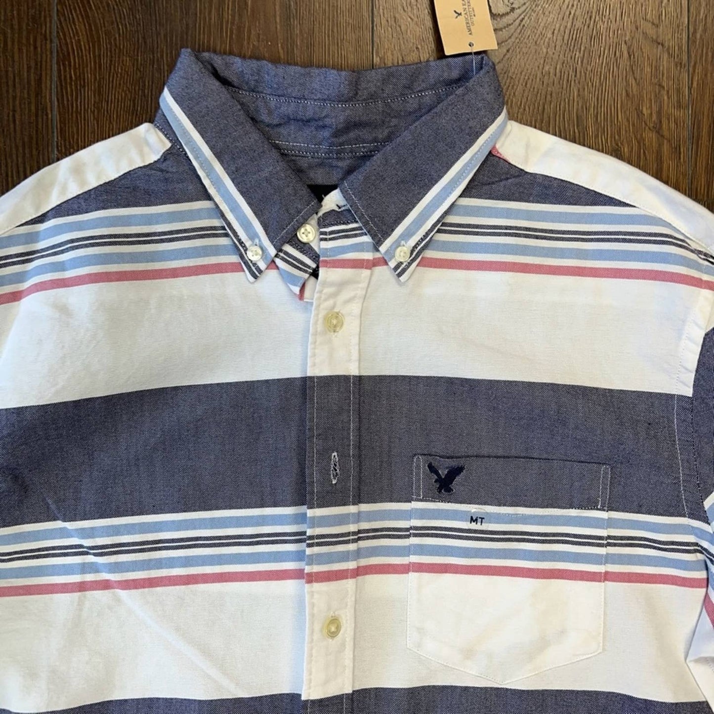 🆕 American Eagle classic fit buttondown SZ MT