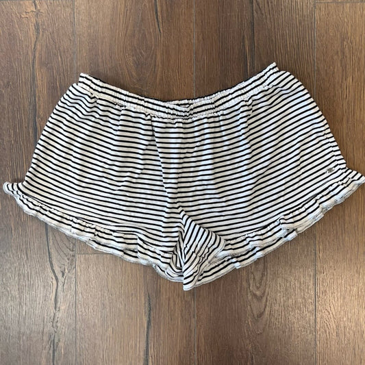 American Eagle blk&wht striped shorts SZ SM