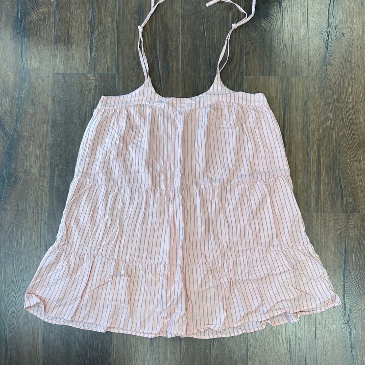 O’Neill pink striped sundress SZ LG