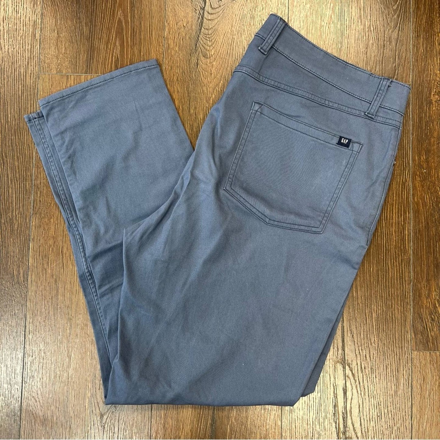 Modern Khakis in Straight Fit with GapFlex blue pearl SZ 38/30