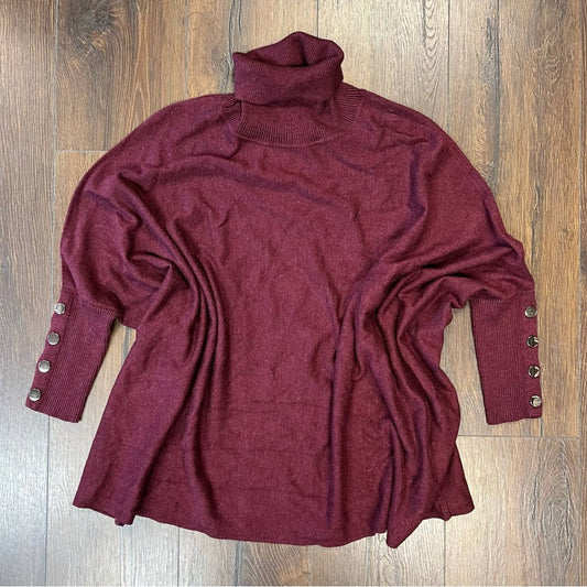 Survival turtleneck poncho sweater SZ SM