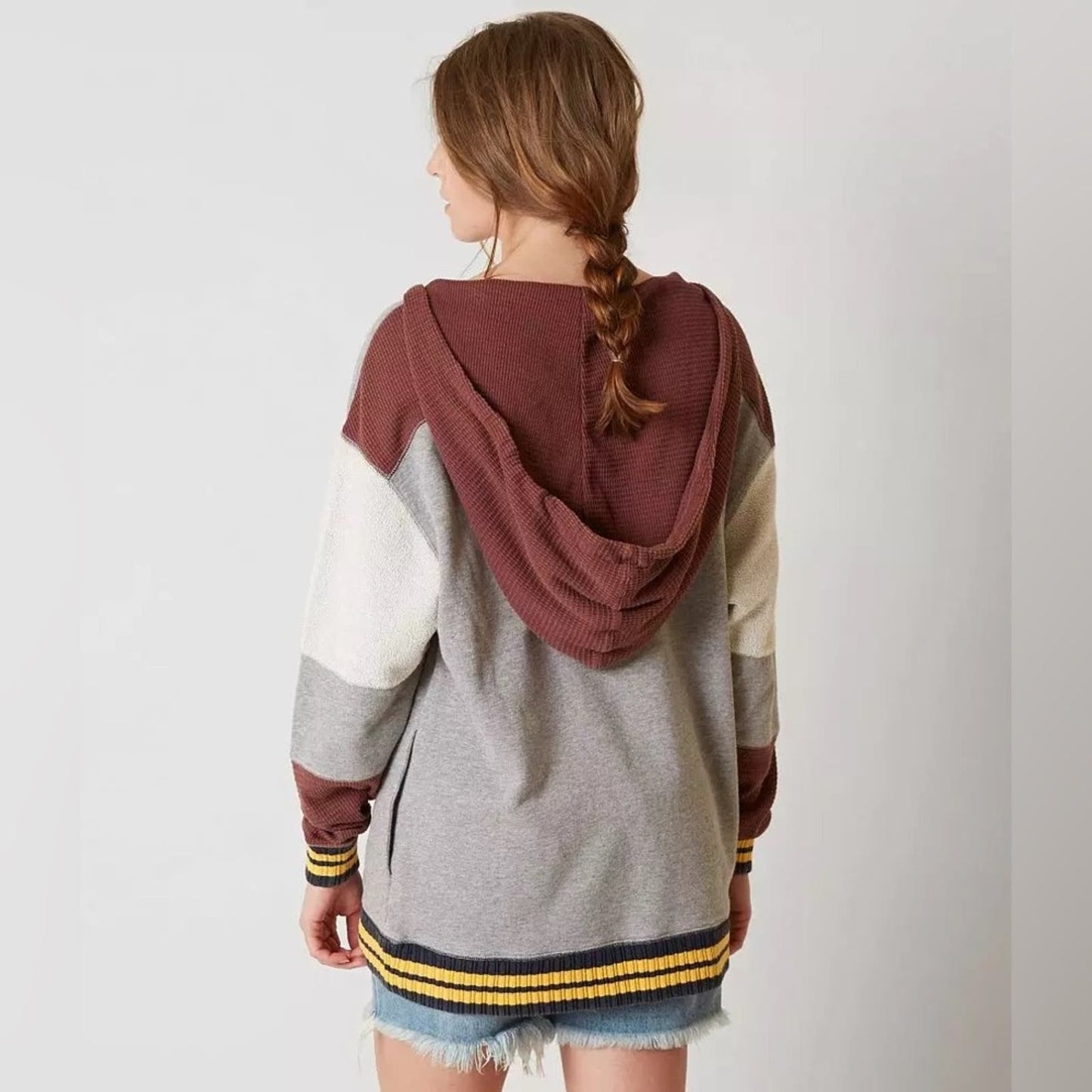 Free People Naomi Oversized Hoodie SZ XS
