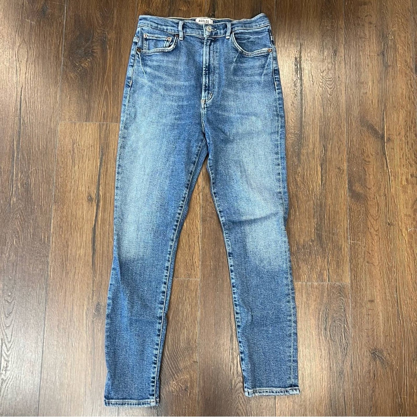 AGOLDE Pinch Waist Hi Rise Skinny in Amped SZ 29/8