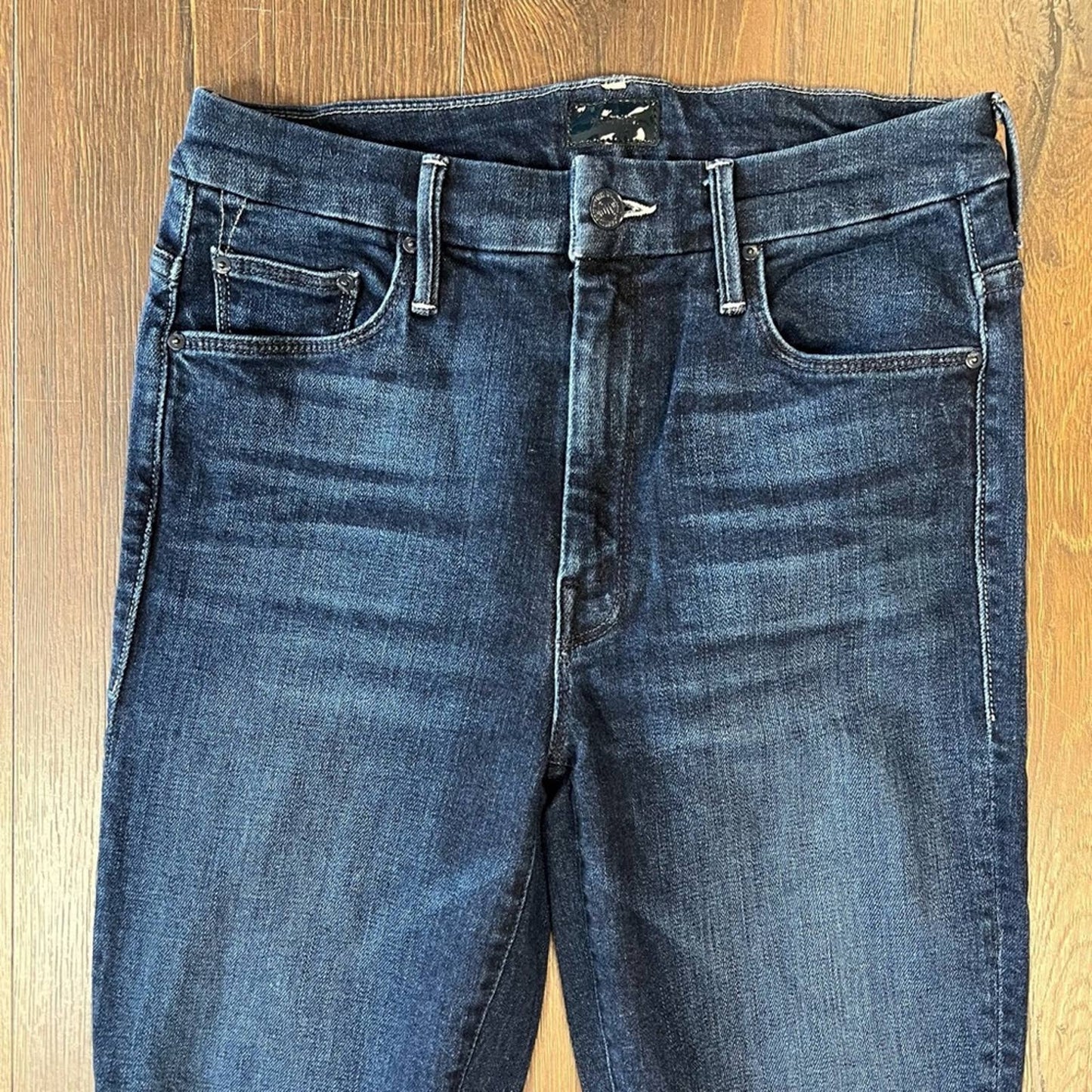 Mother high waisted looker ankle fray jeans SZ 28/6