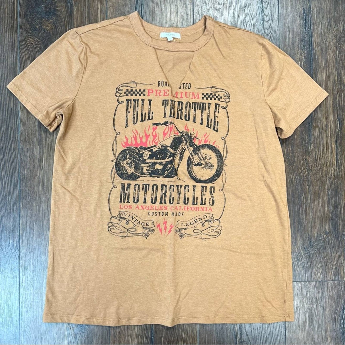 Maurices Full Throttle Motorcycle Graphic Tee SZ XS