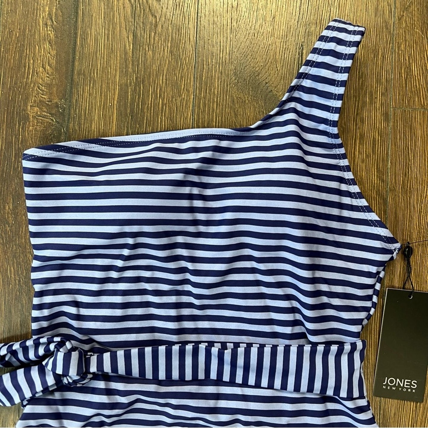 🆕 Jones New York One-Shoulder One-Piece Swimsuit SZ MED