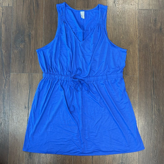 West Loop Blue swim cover/Dress SZ XL