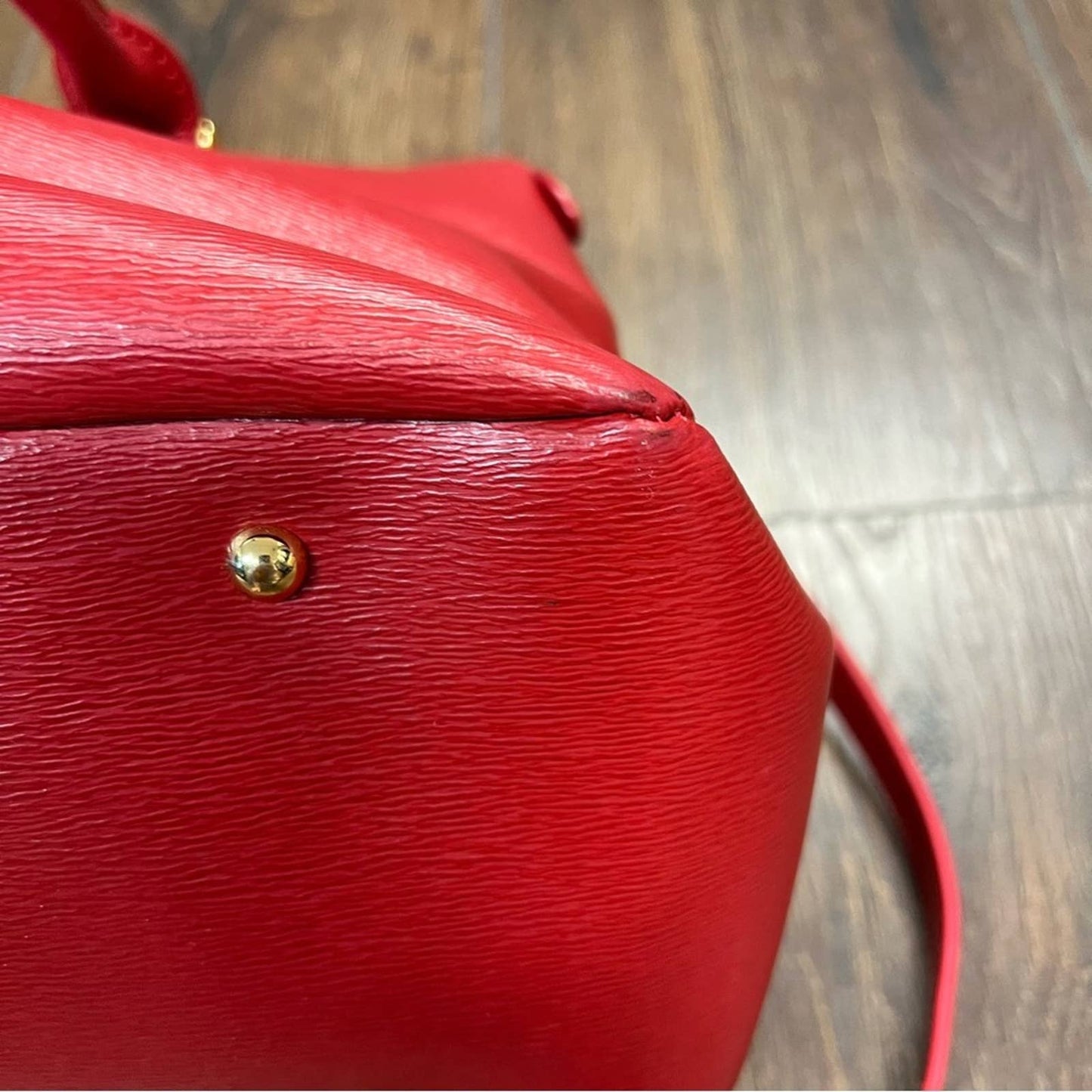 Ralph Lauren Newberry red satchel
