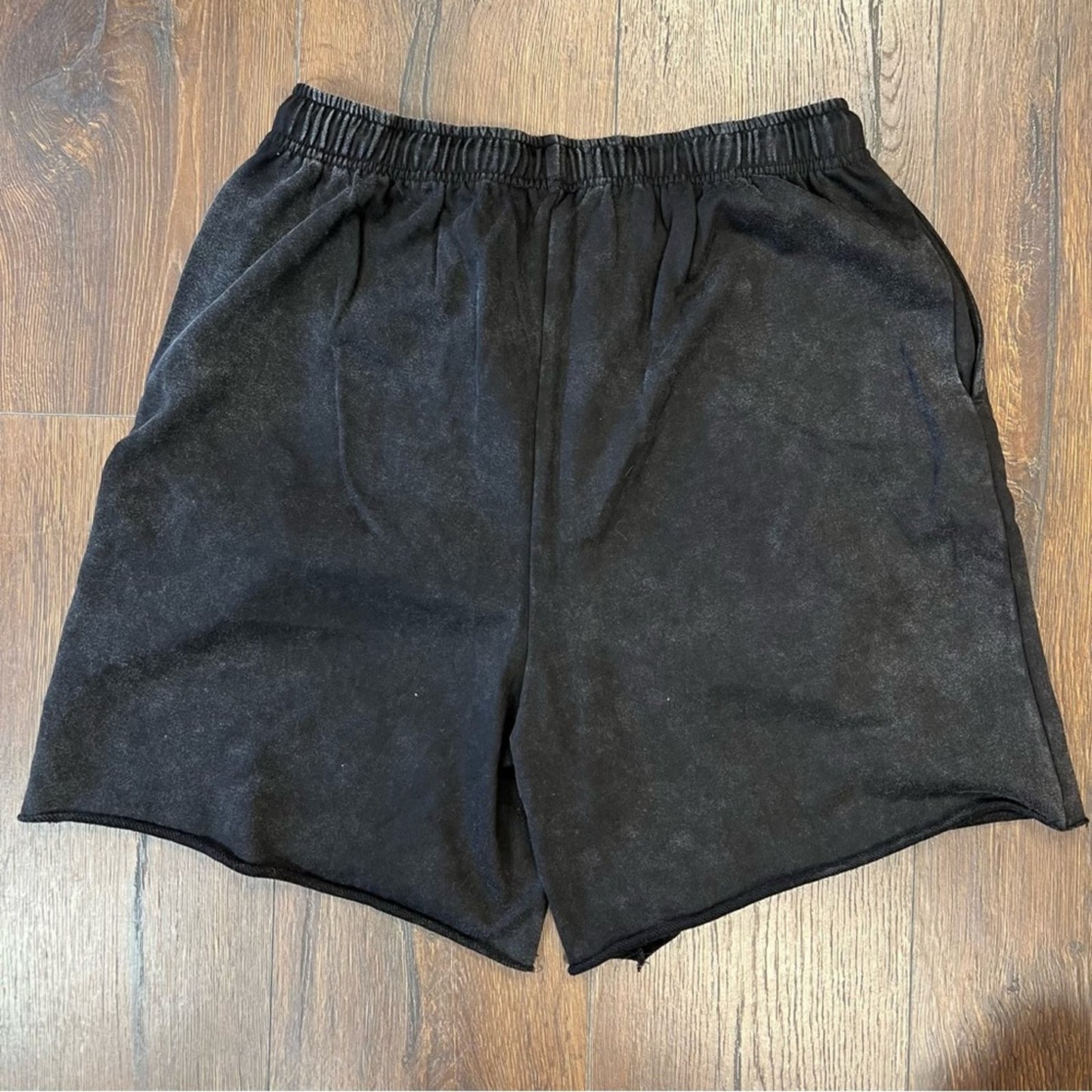 ee:some black drawstring vintage shorts SZ LG