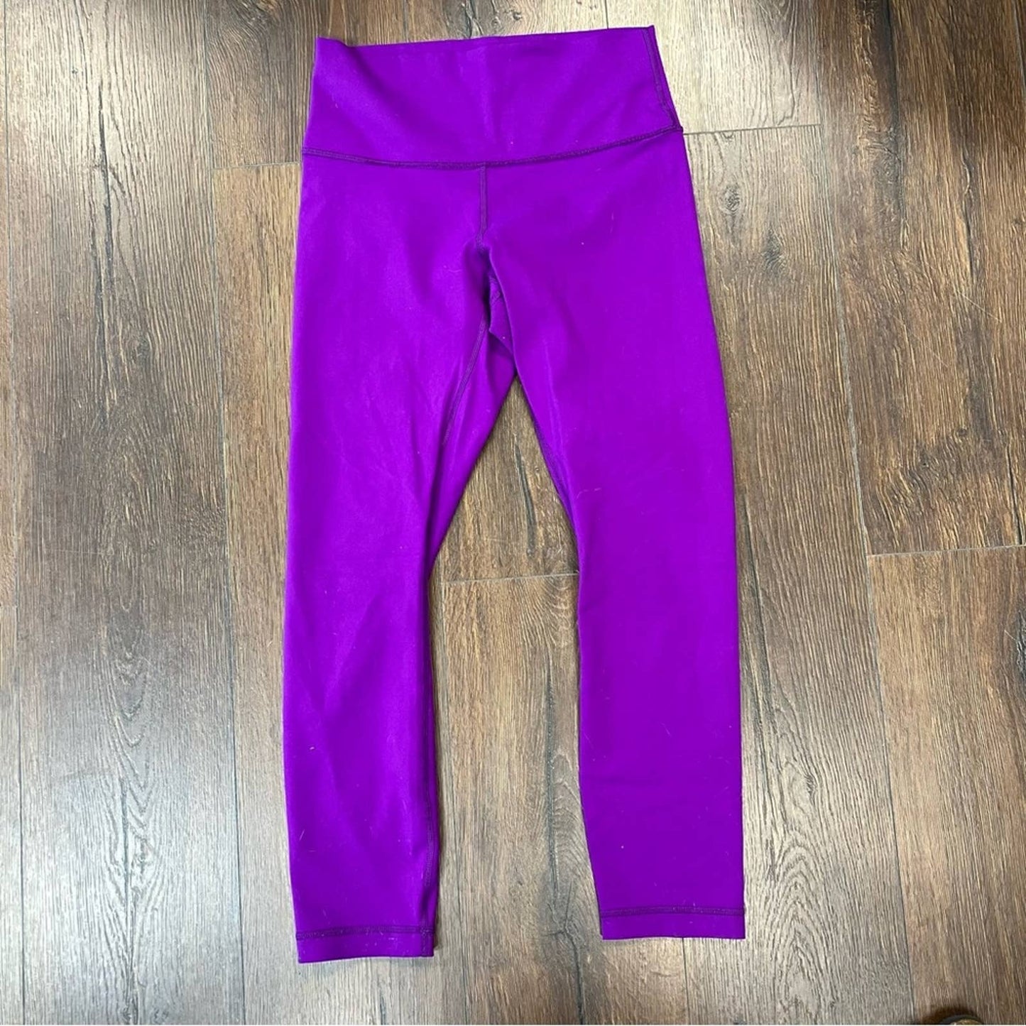 Lululemon Wunder Under Crop III Full-On Luon 21" Tender Violet SZ 8