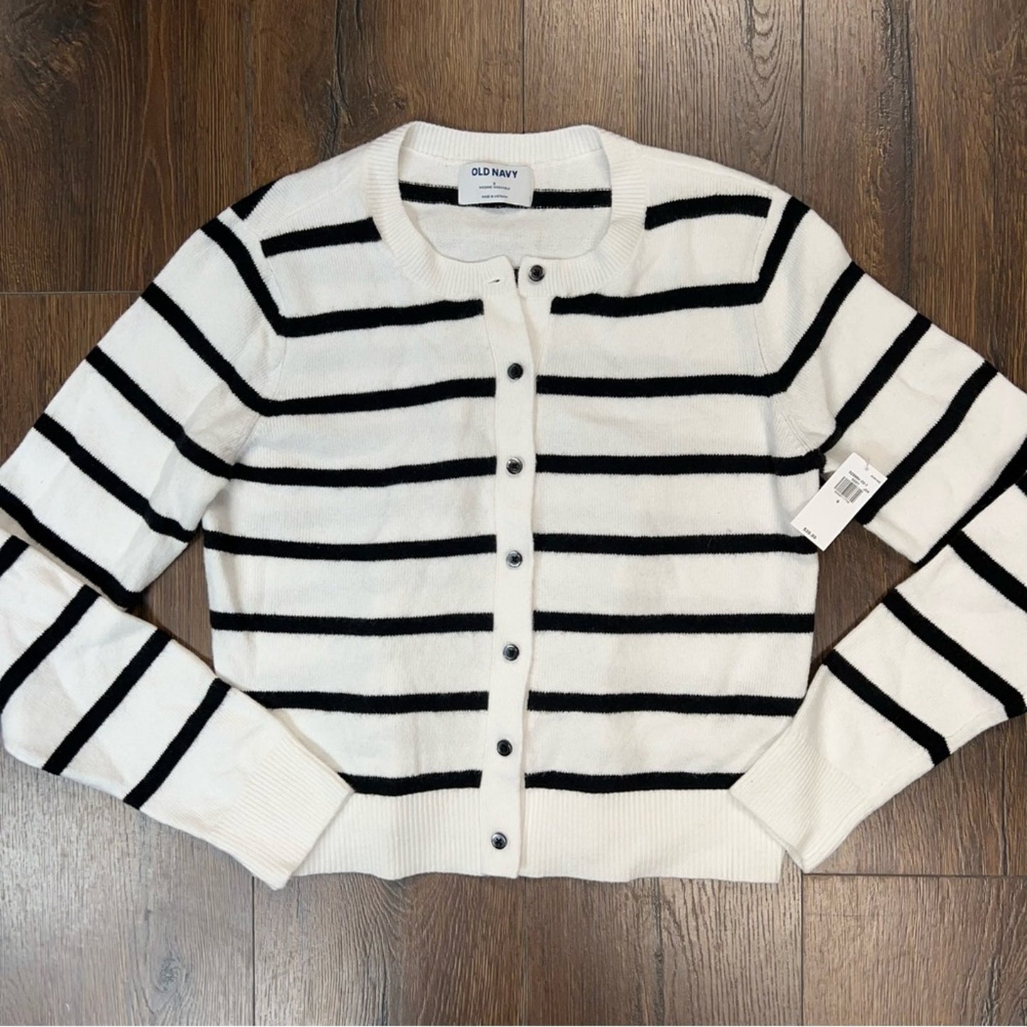 NEW Old Navy striped cardigan SZ SM