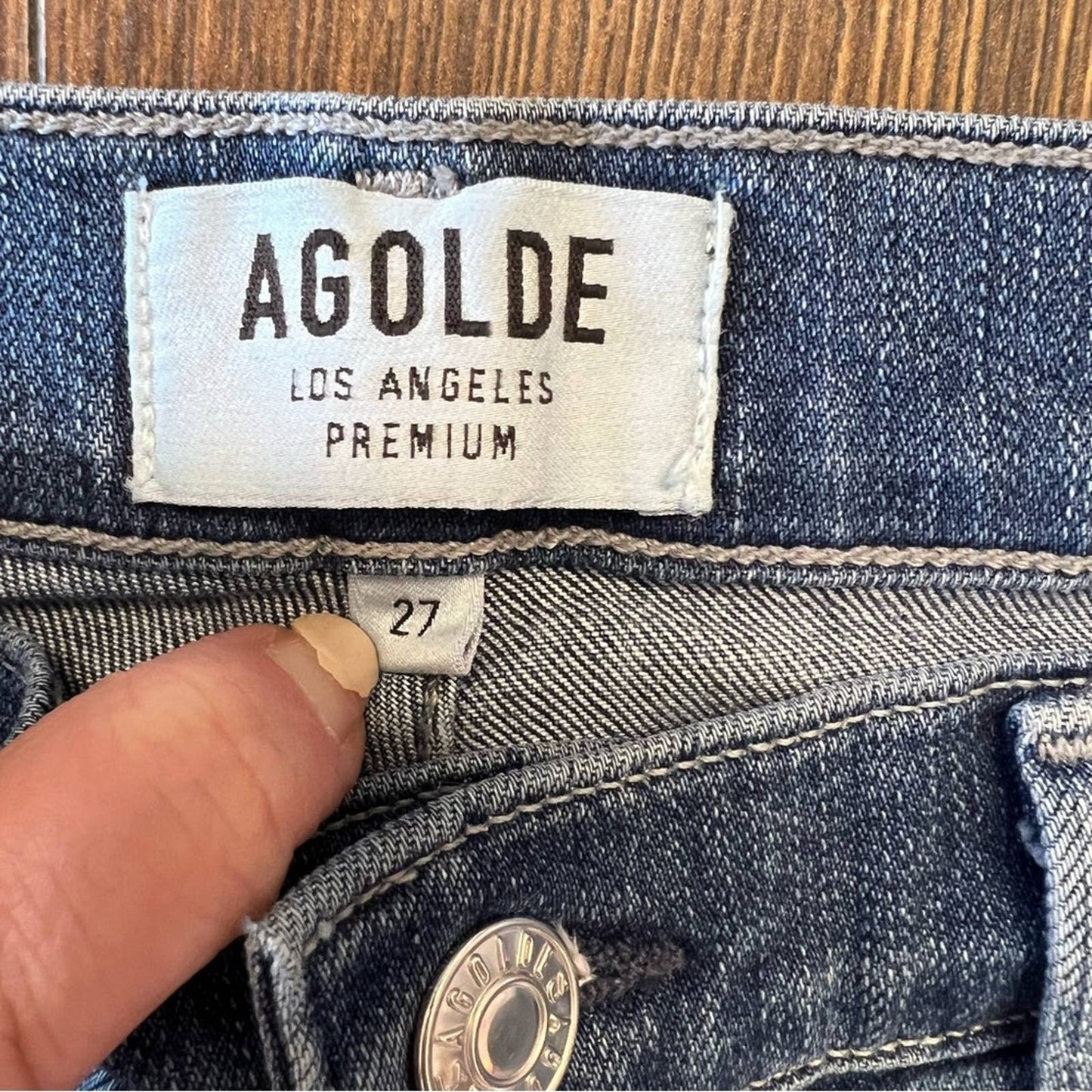 AGOLDE Sophie high rise skinny in Cannes SZ 27/4