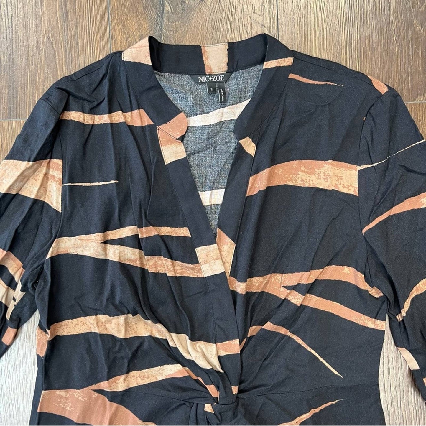 NIC+ZOE Abstract Animal Top Multi SZ SM
