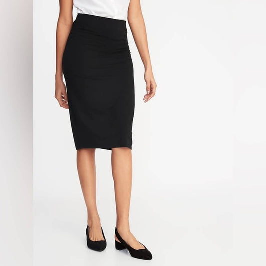 🆕 OLD NAVY Jersey-knit Midi Pencil Skirt SZ LG