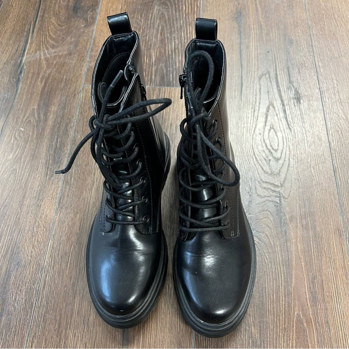 🆕 A New Day black combat boots SZ 6.5