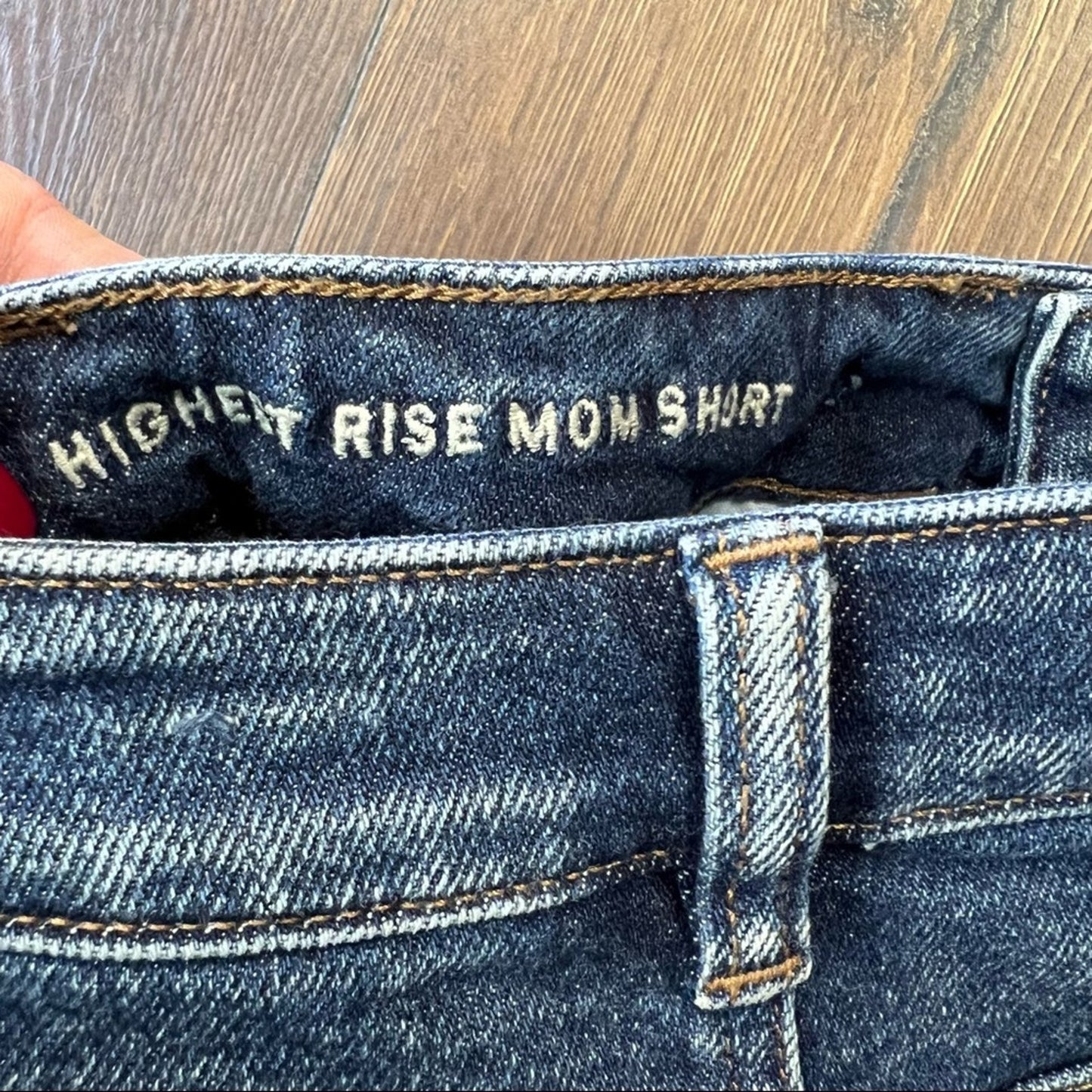American eagle highest rise mom shorts SZ 0