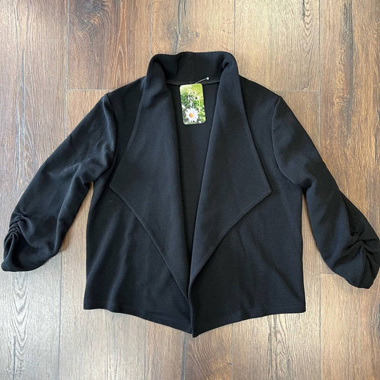 🆕 wild daisy boutique black blazer SZ LG
