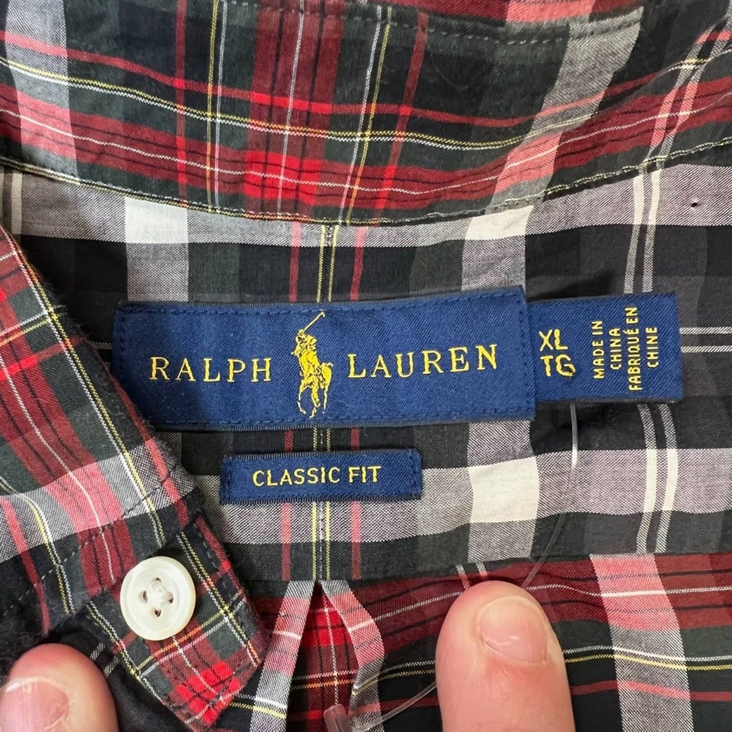 🆕 POLO RALPH LAUREN LONG SLEEVE SPORT SHIRT classic fit button down SZ XL