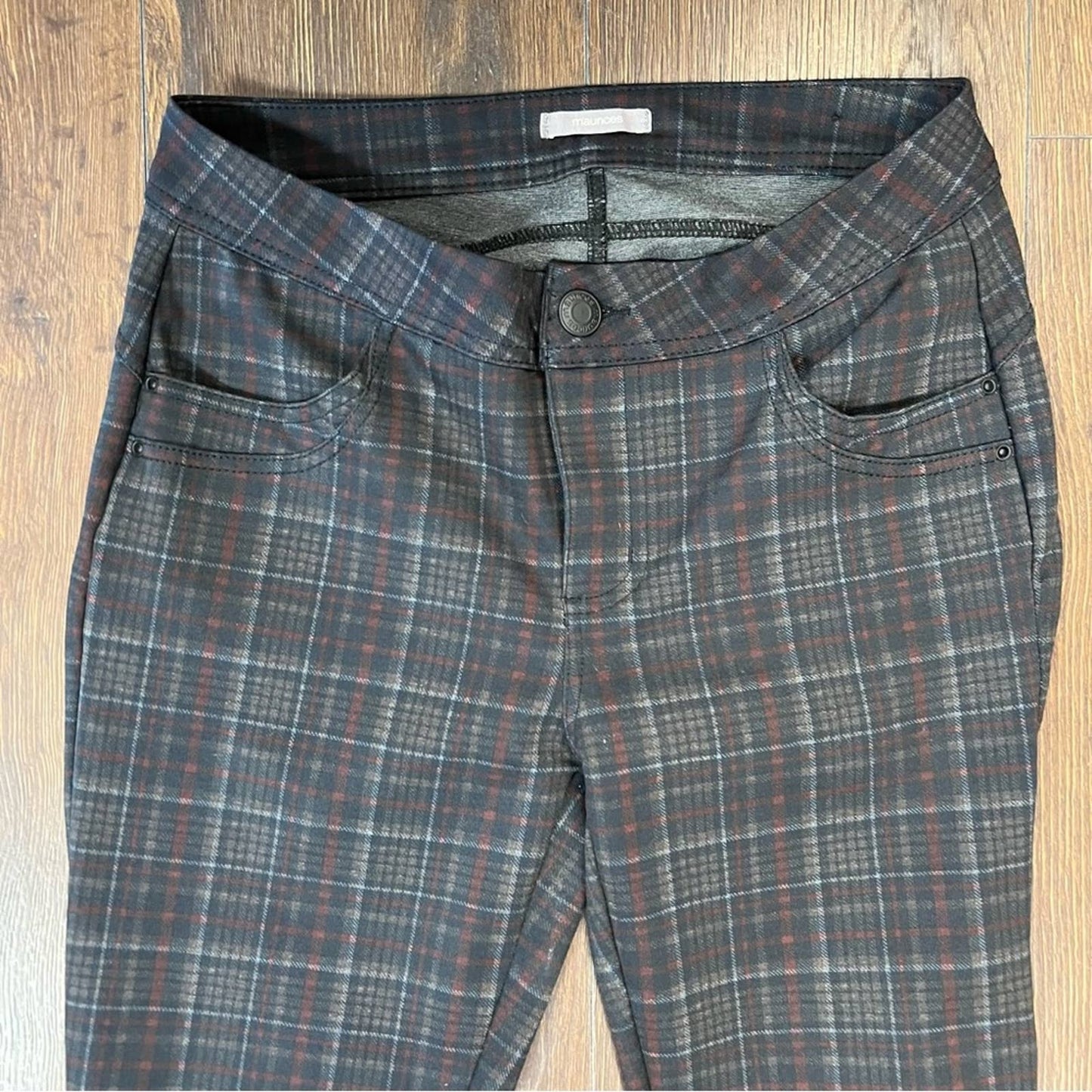 Maurice’s plaid skinny dress pants SZ SM