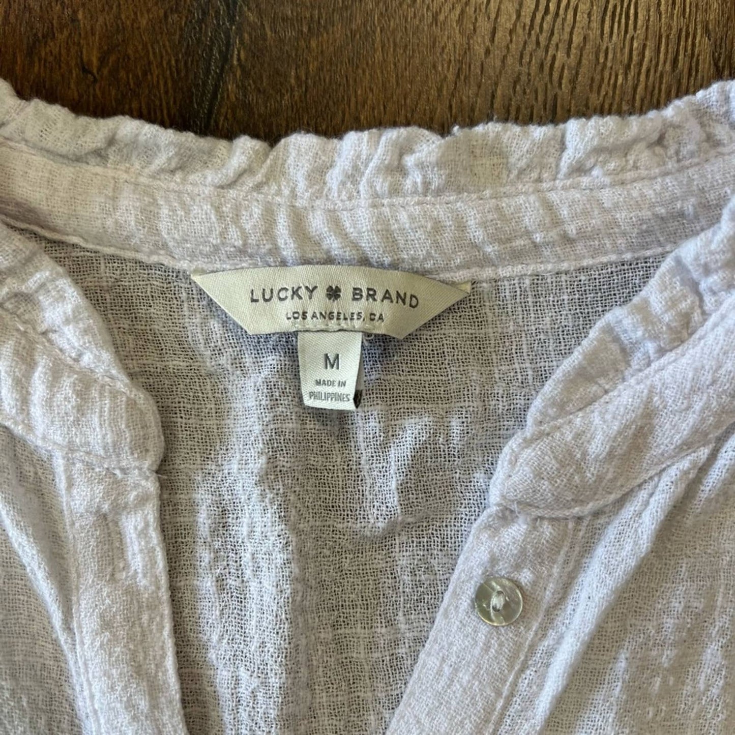 Lucky Brand long sleeve shirt SZ MED