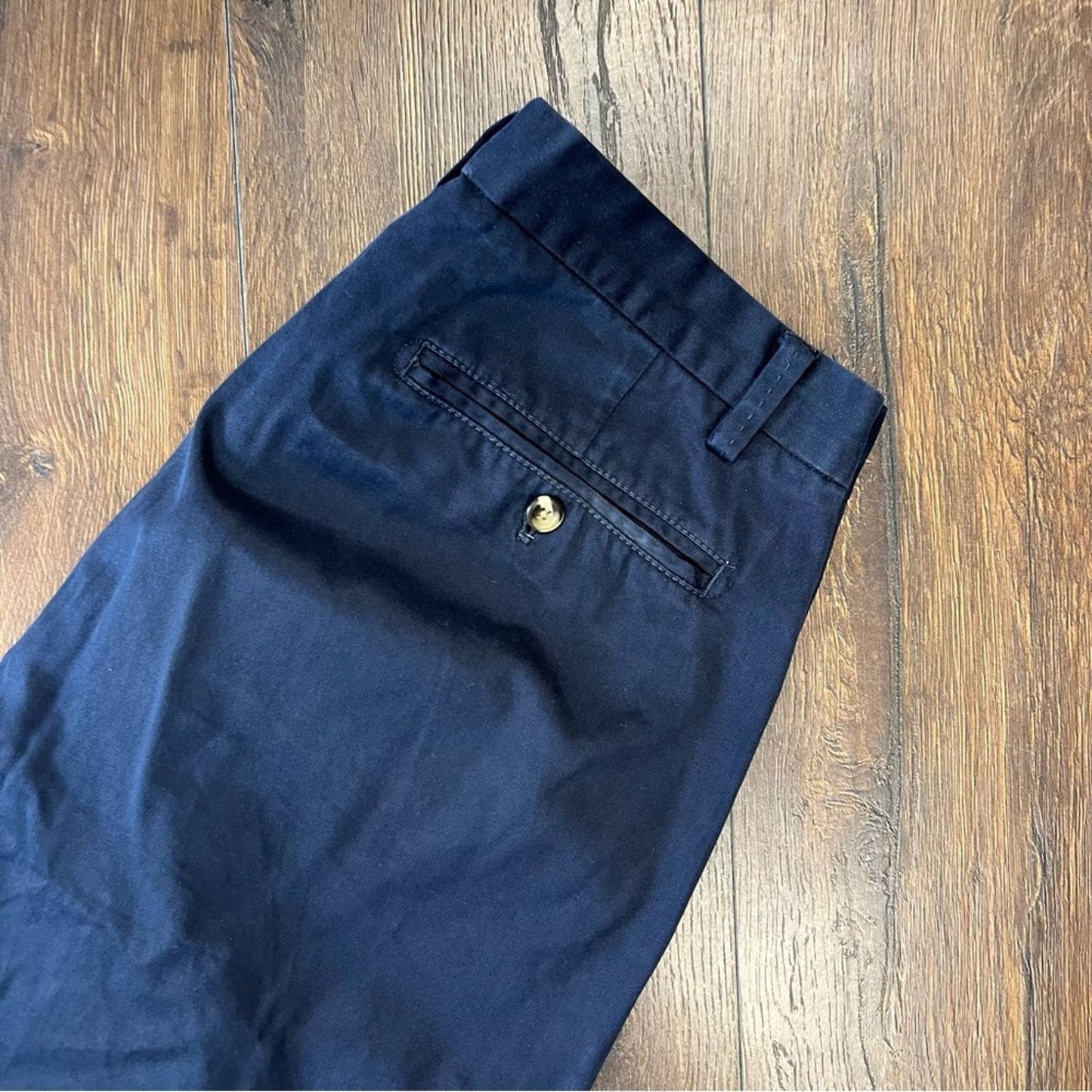 Louis Raphael navy khakis straight fit SZ 34x34