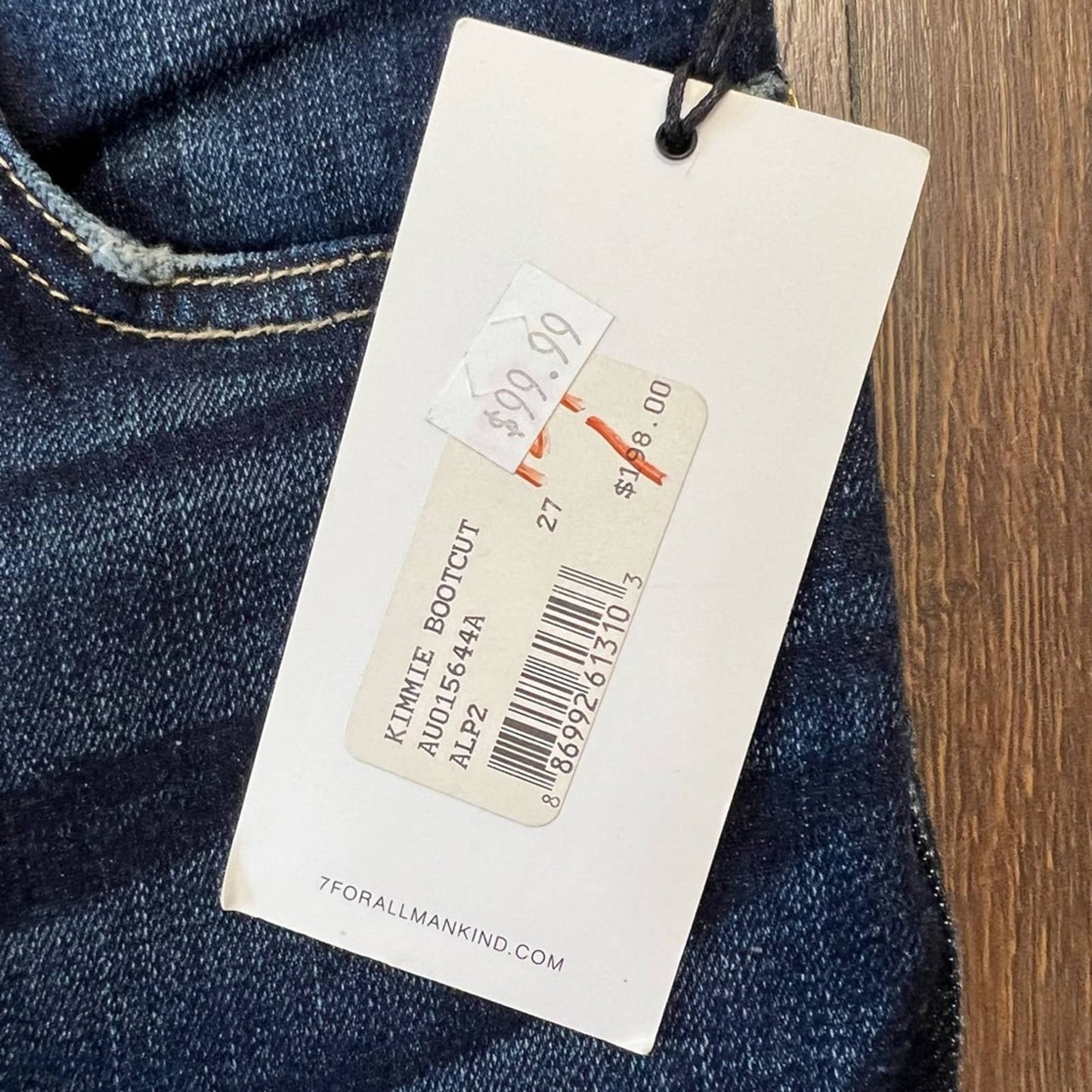 🆕 7 for all mankind kimmie bootcut SZ 27/4