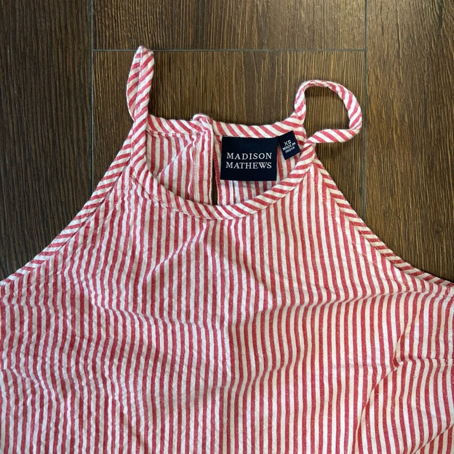 Madison Mathews striped Tank SZ XS