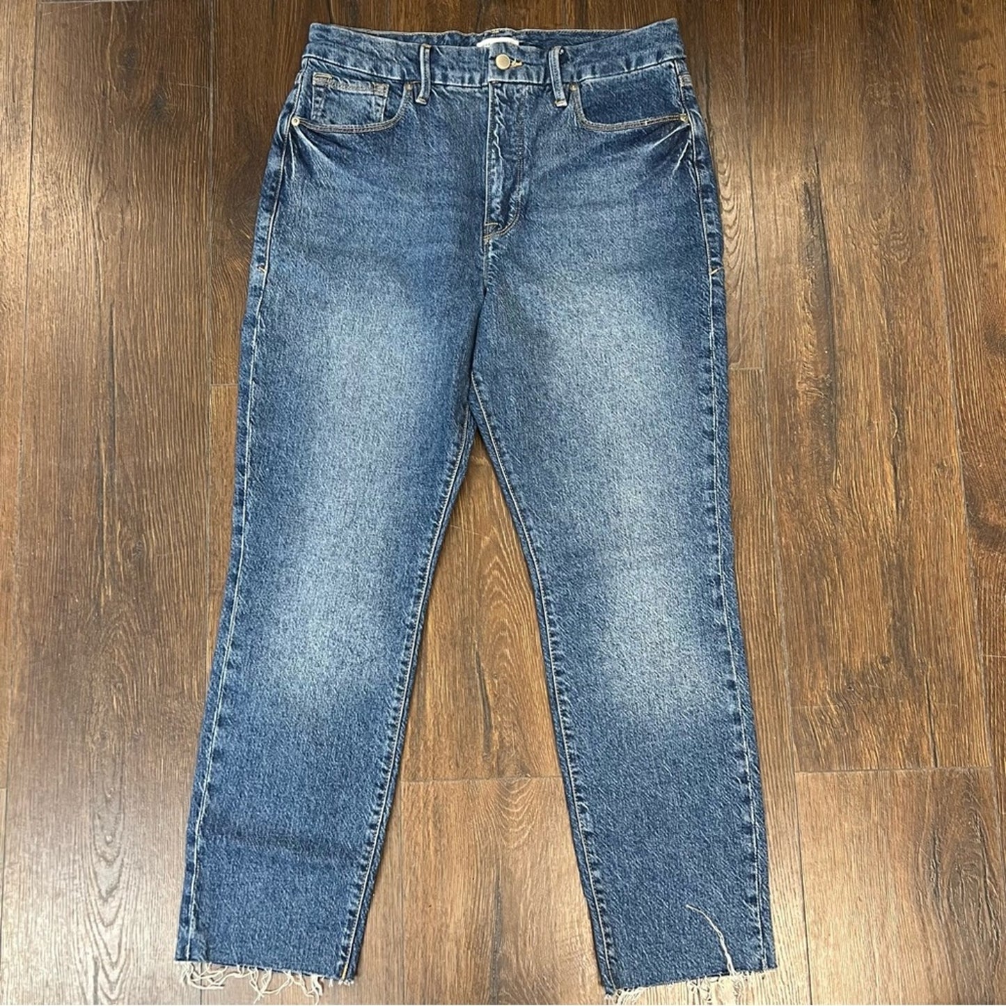 NEW Good American Good Classic Raw Hem SZ 14/32