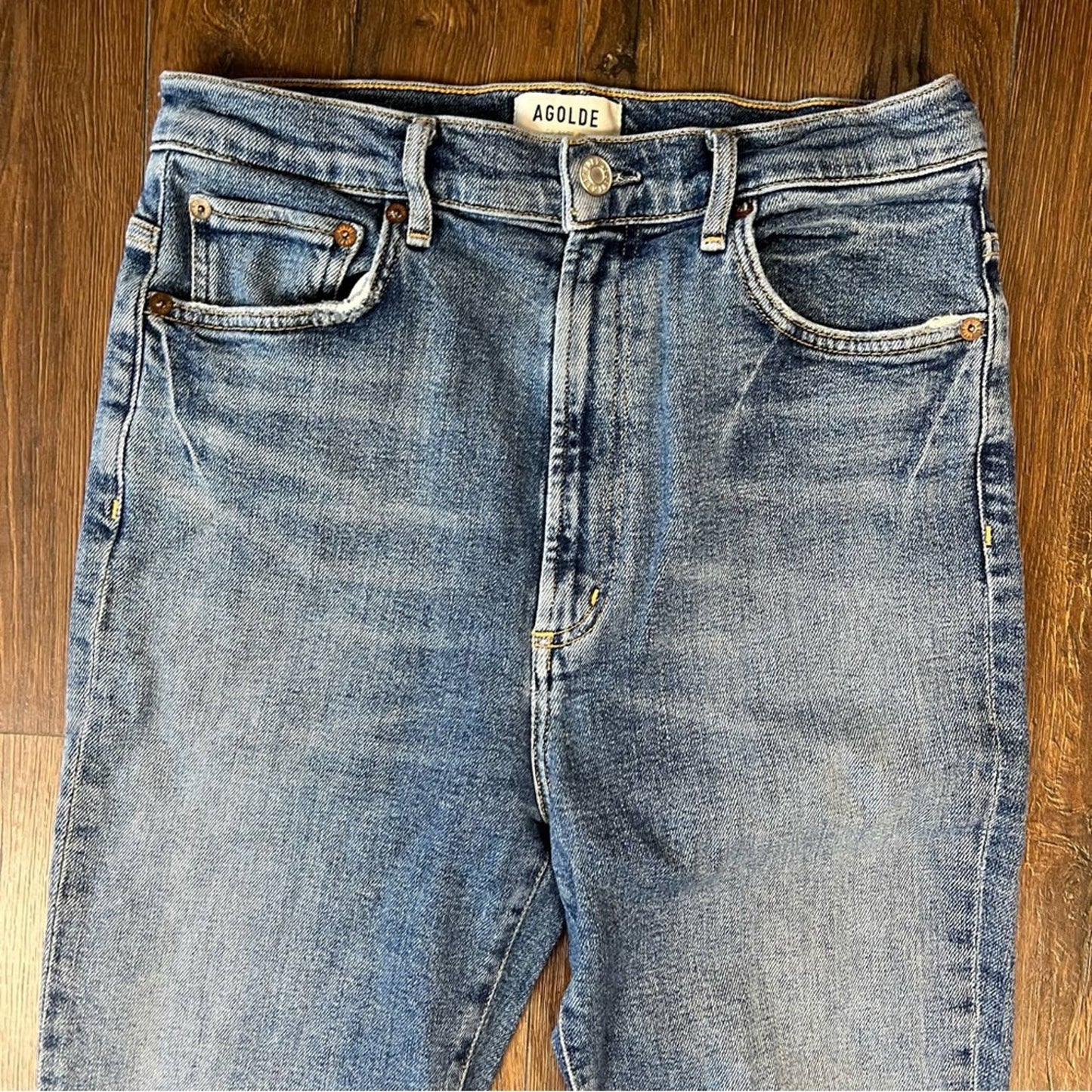 AGOLDE Pinch Waist Hi Rise Skinny in Amped SZ 29/8