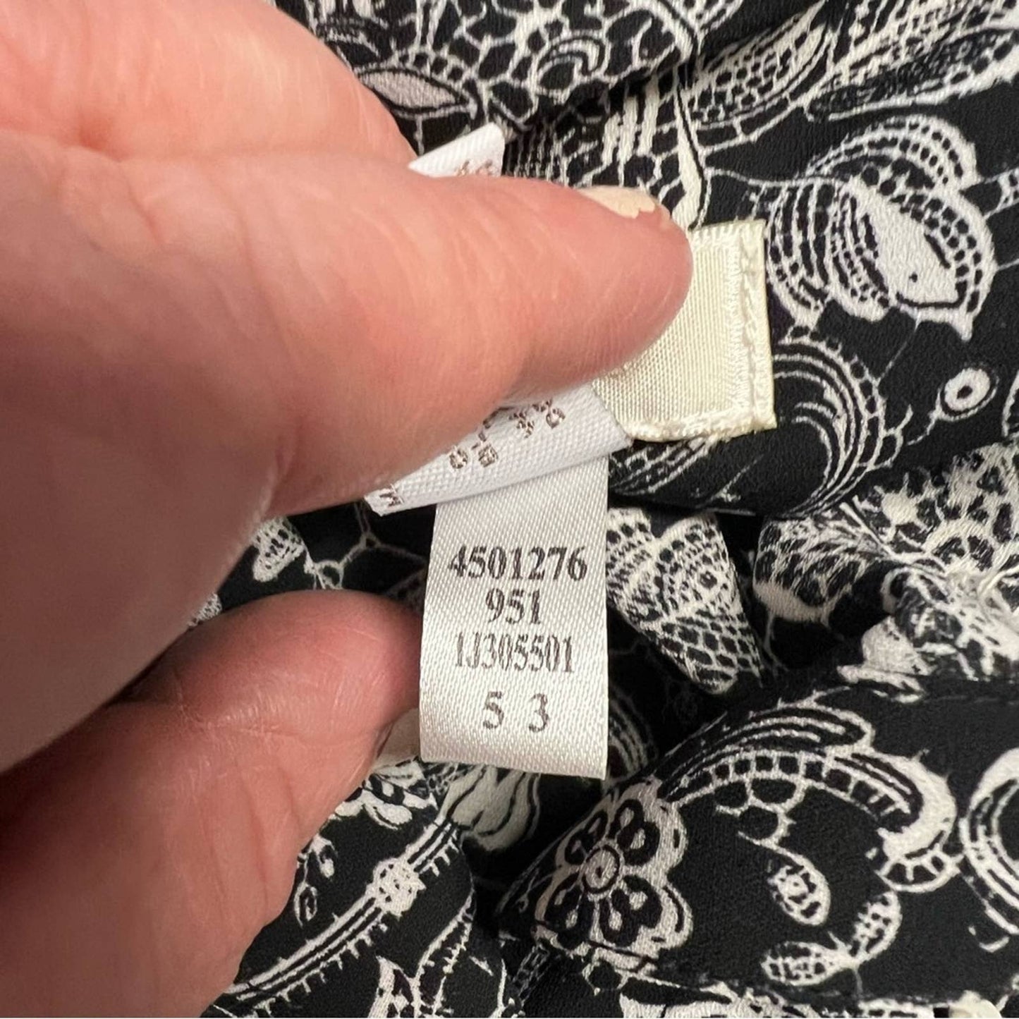 Chicos Dot Gradiations Ninka Top SZ 2/LG