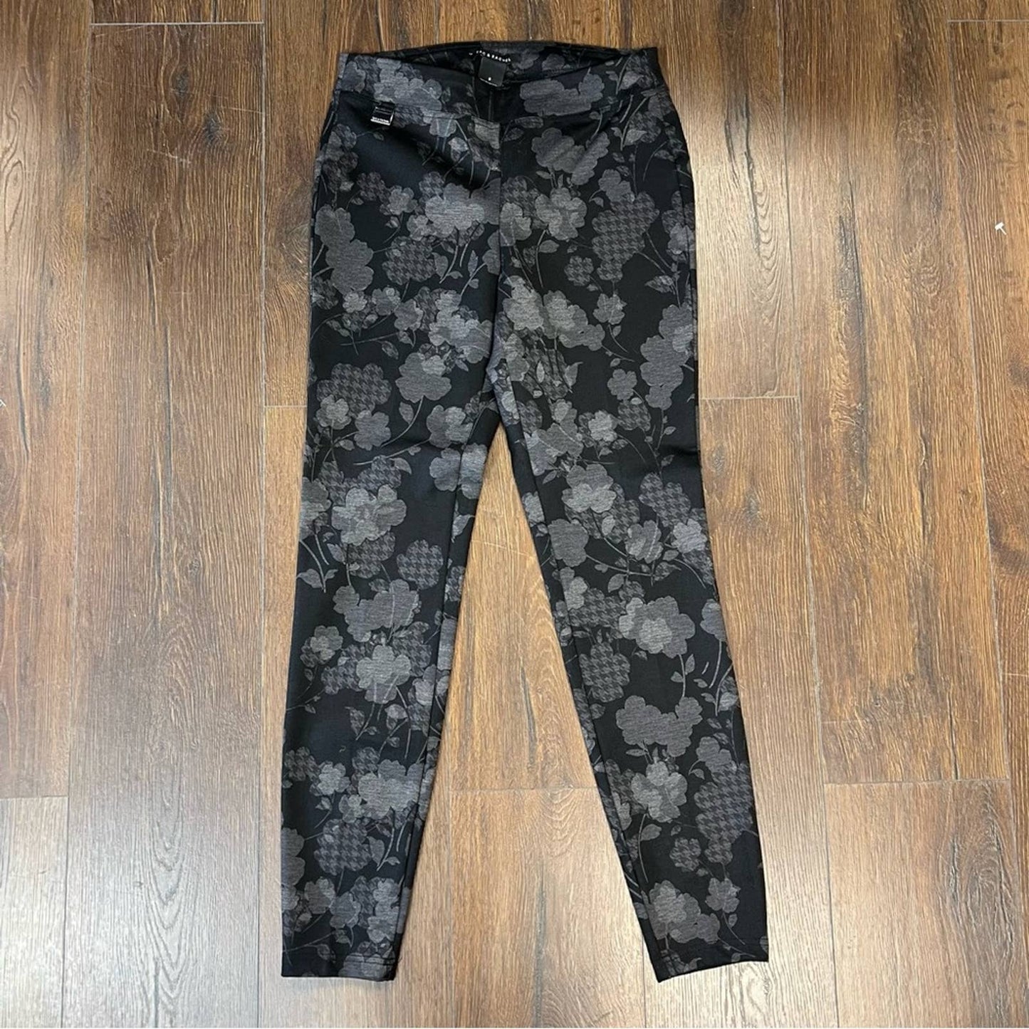 ZAC & RACHEL FIGURE-DEFINING PULL-ON LEGGING PANTS SZ SM