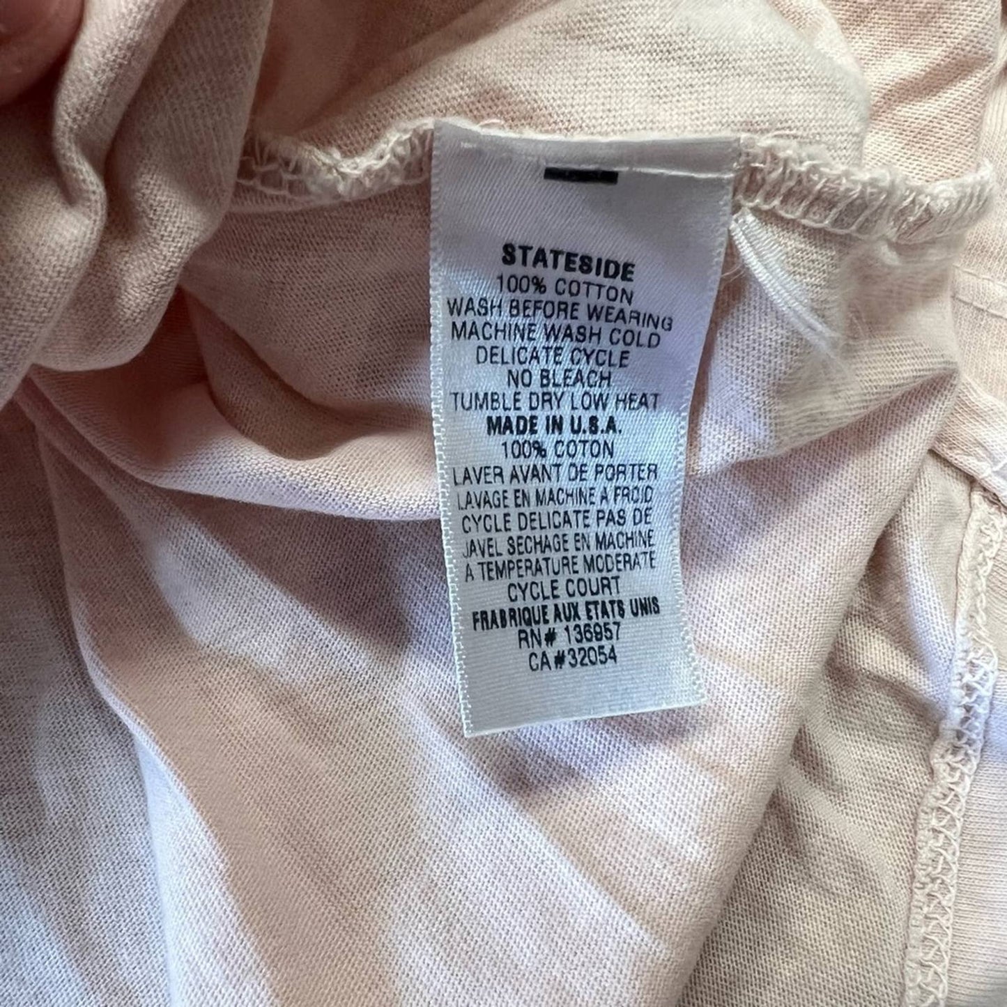 Stateside sinched bottom shirt SZ MED