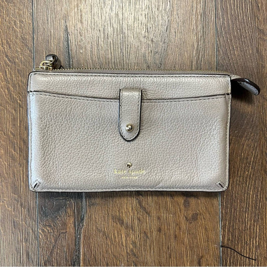 Kate spade taupe wallet