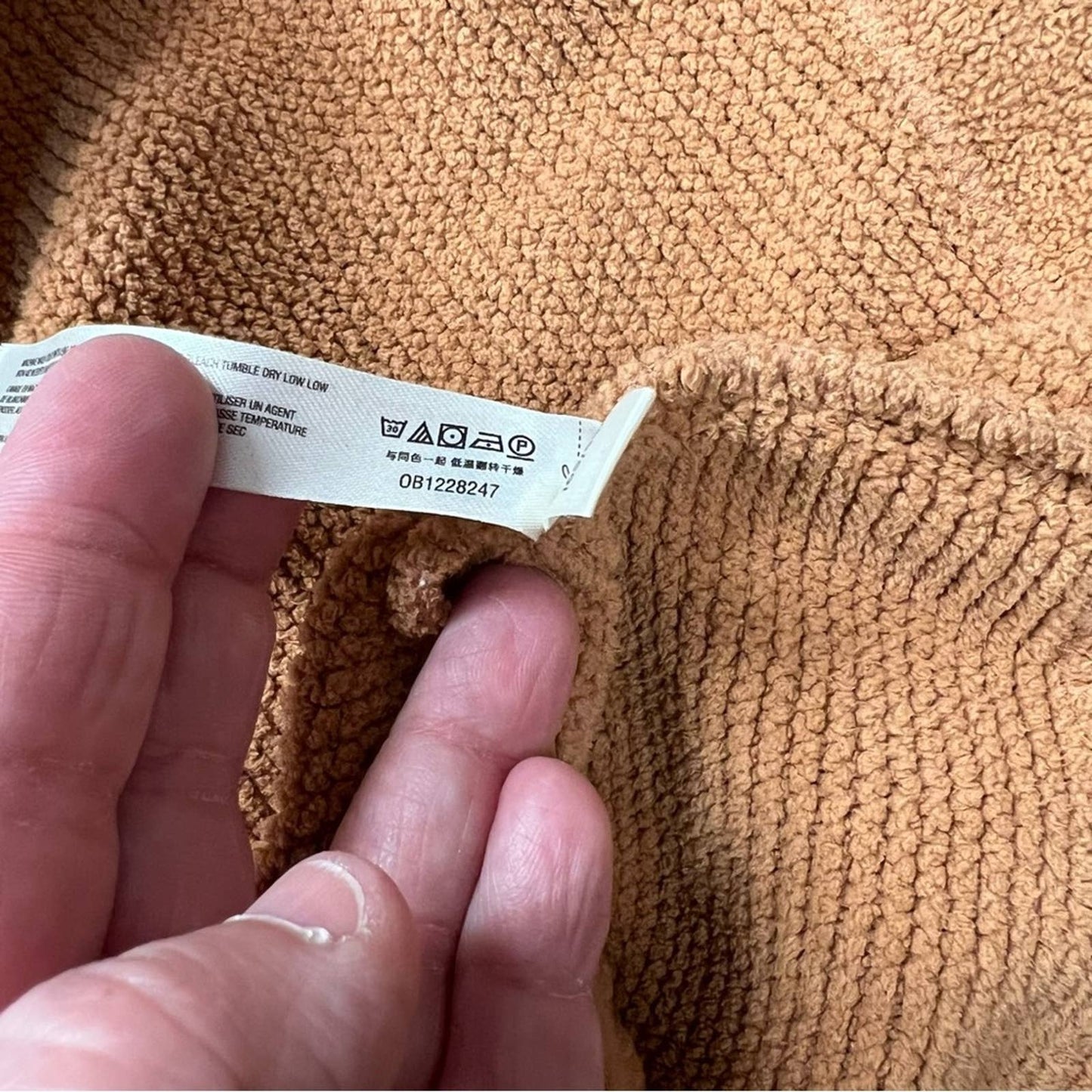 FP Beach oversized ottoman turtleneck SZ SM