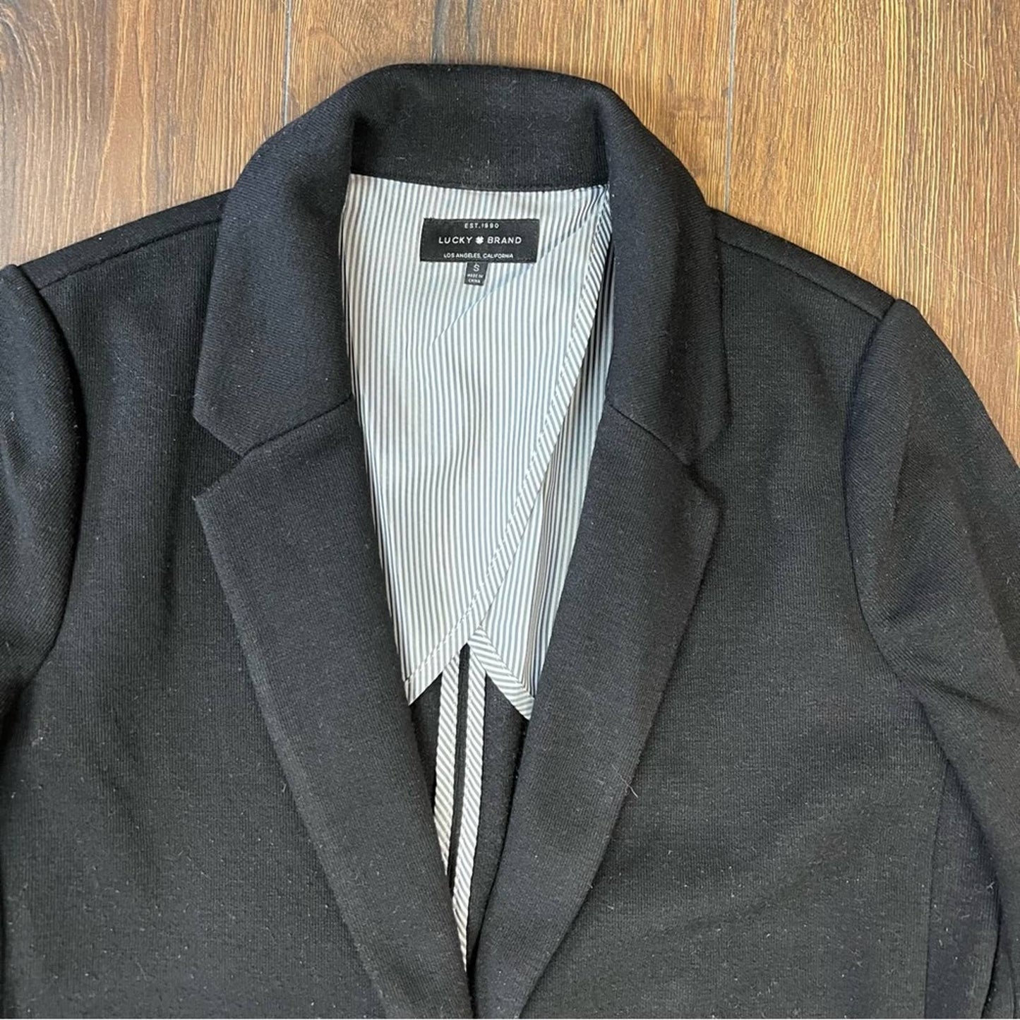 LUCKY BRAND black Blazer Jacket SZ SM