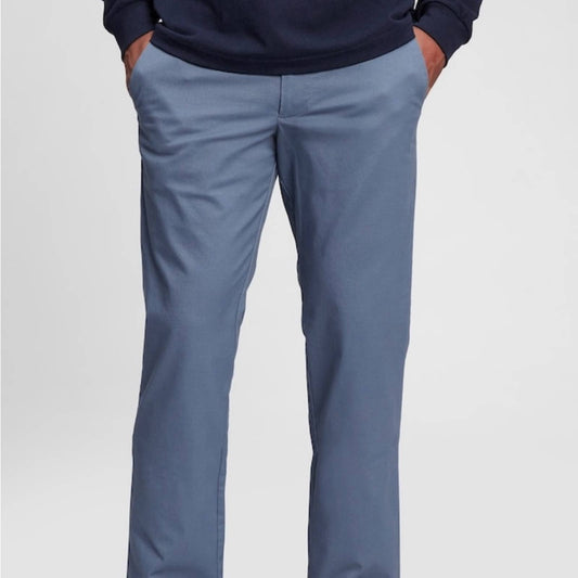 Modern Khakis in Straight Fit with GapFlex blue pearl SZ 38/30