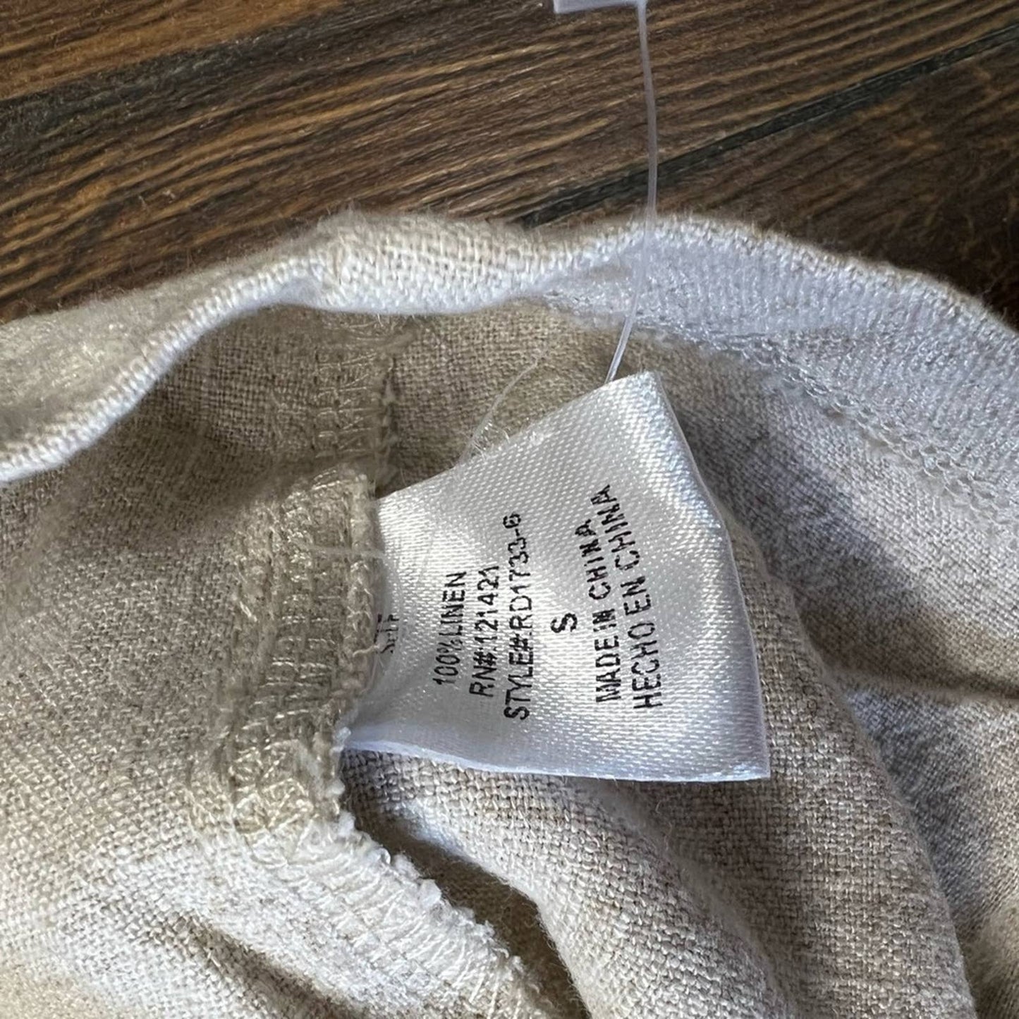 Ellison linen dress SZ SM