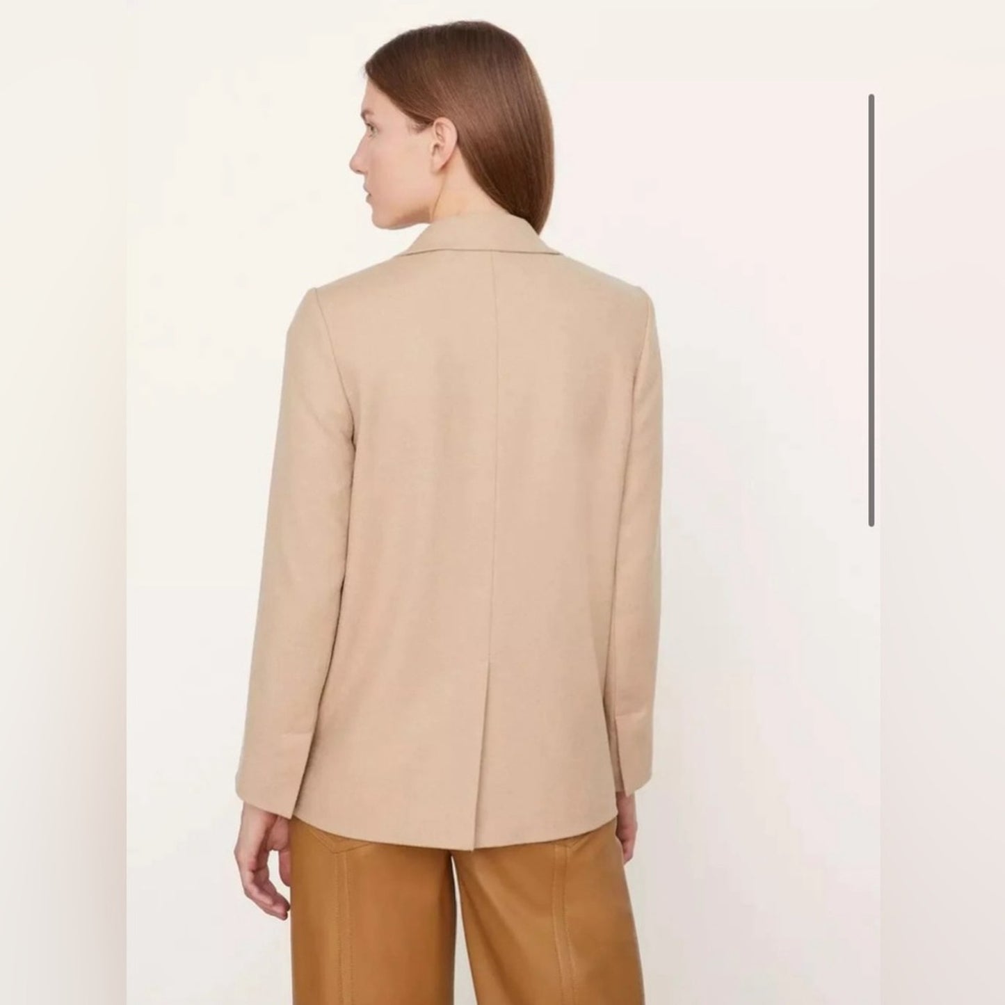 VINCE. BOYFRIEND BLAZER IN PALE NUT SZ 8