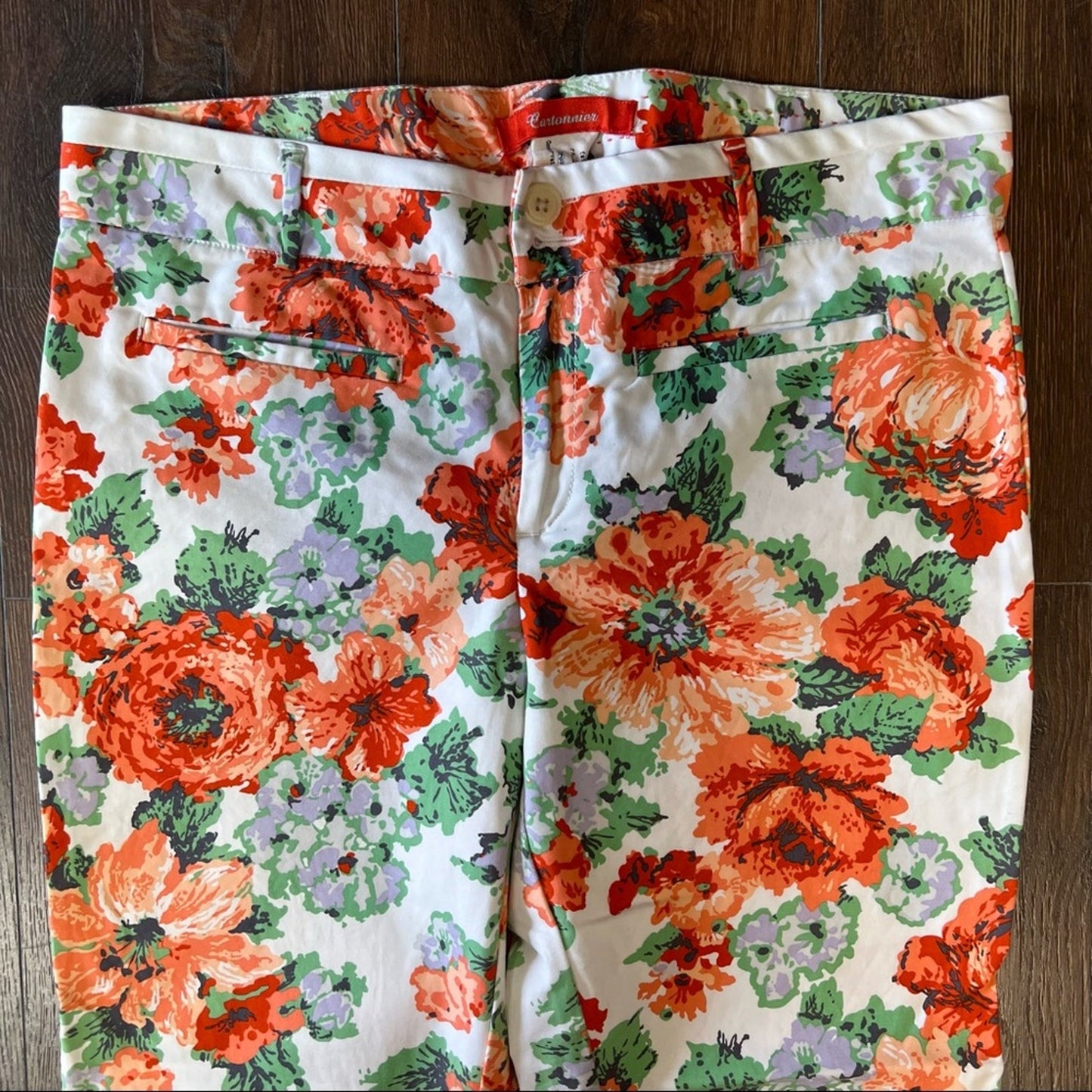 Anthropologie Cartonnier Charlie floral crop pant SZ 12