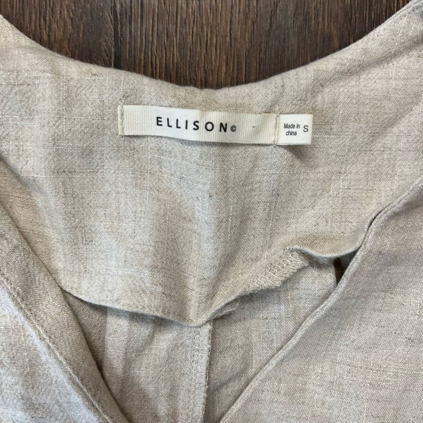 Ellison linen dress SZ SM