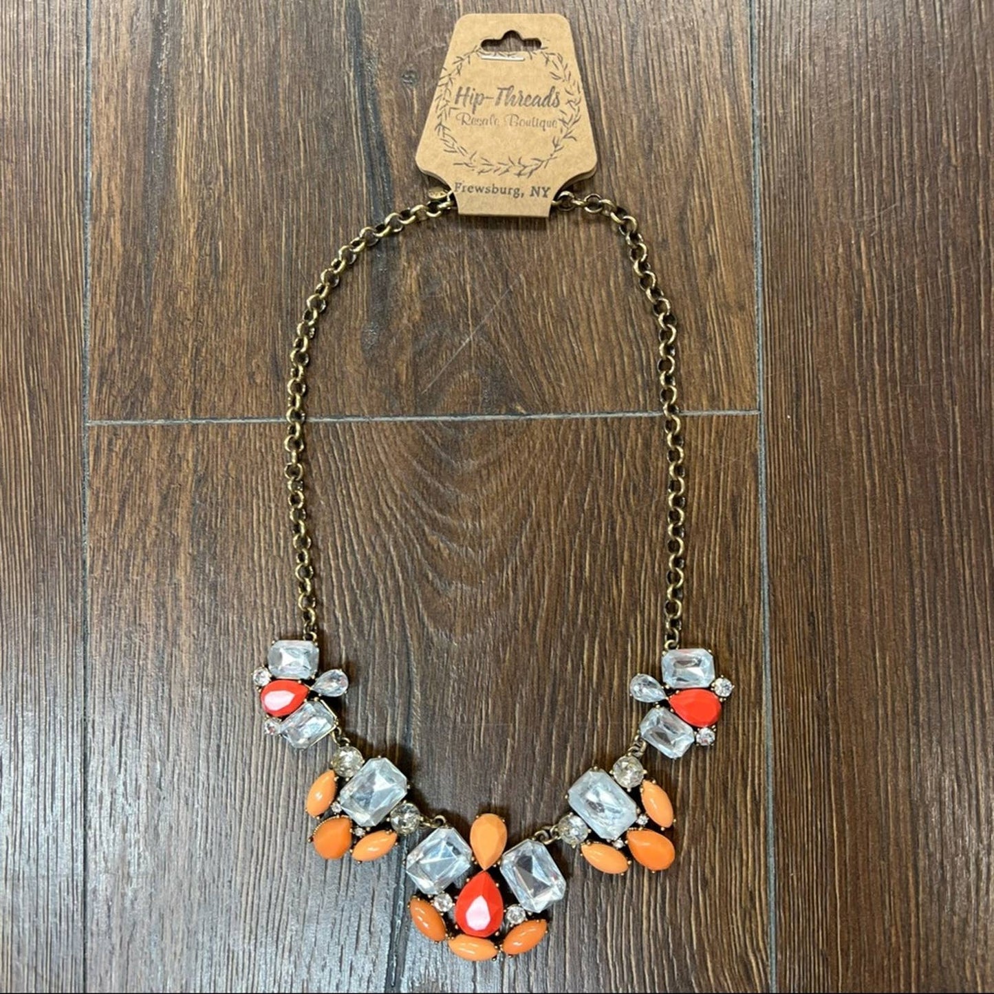J.Crew rhinestone necklace