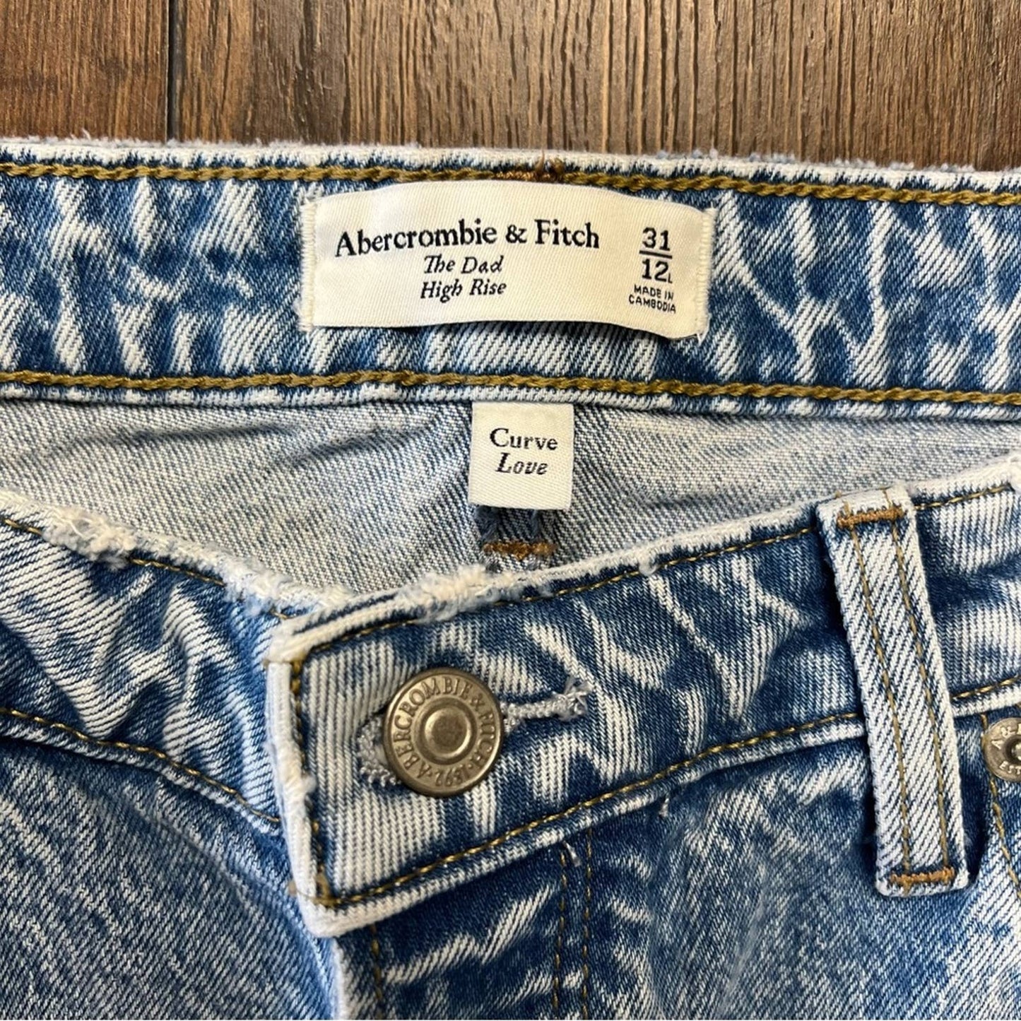 Abercrombie and Fitch the Dad high rise SZ 31/12