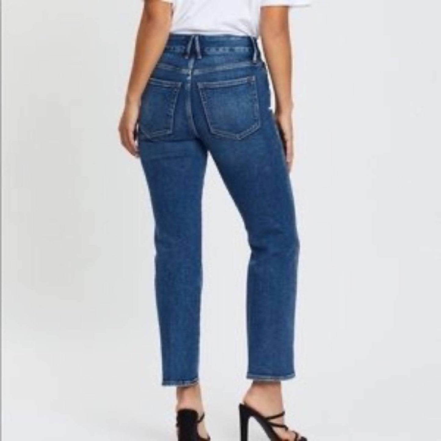 Good American Good Straight twisted seam Jeans SZ 28/6