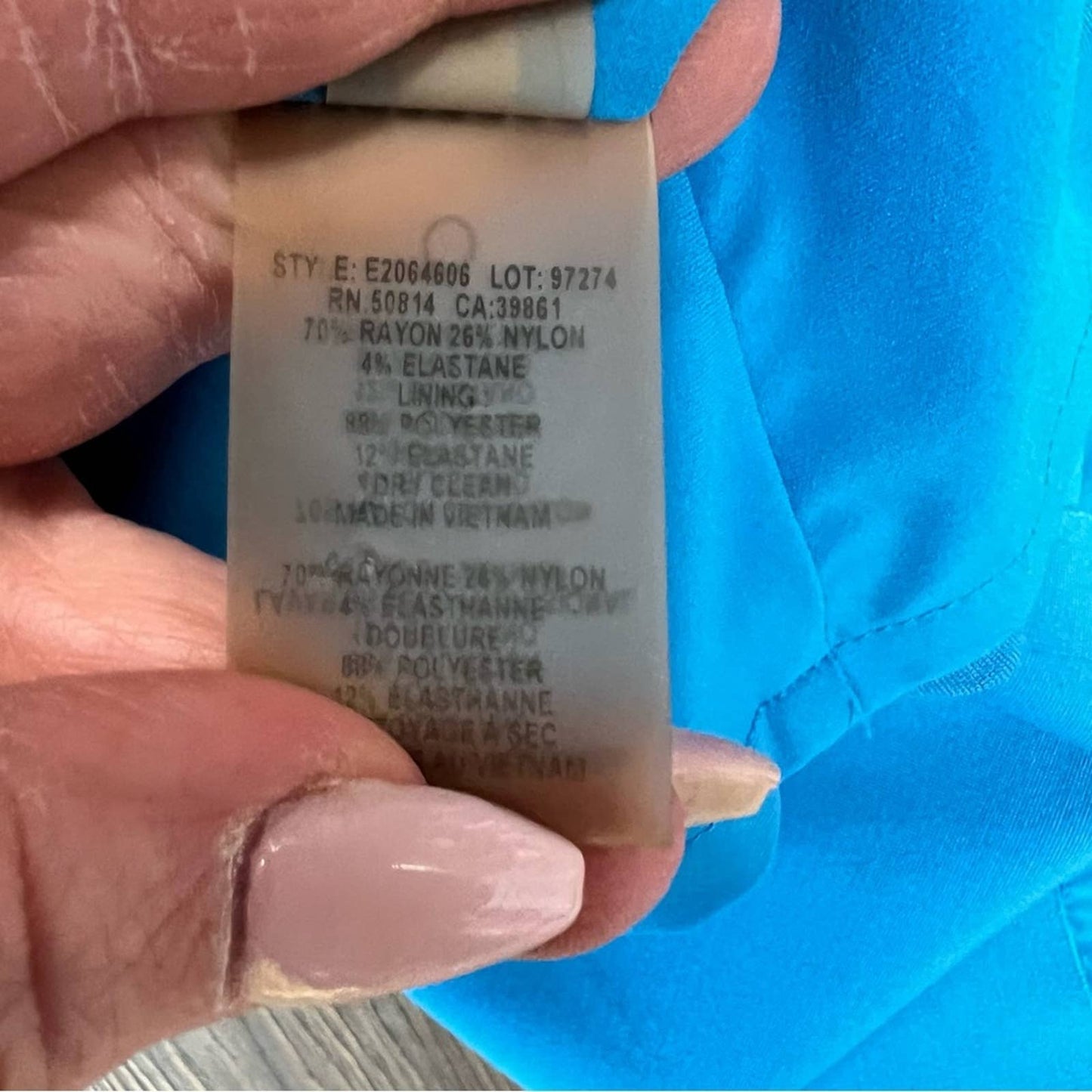 Elie Tahari Blue Elicia A-Line Dress SZ 6